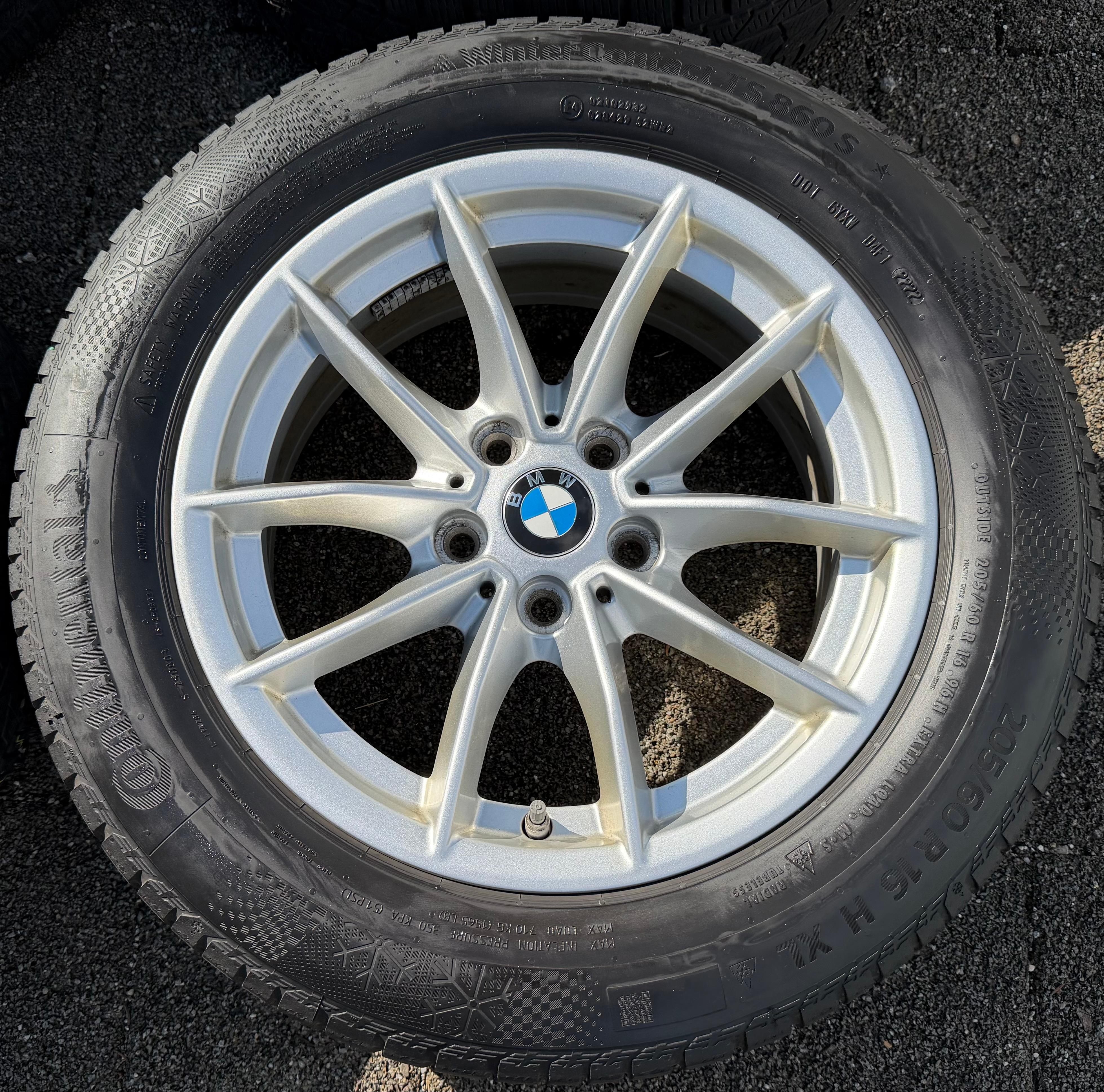 4 Original 16" Alu Winterräder BMW 3er Reihe G20 G21 205/60R16 96H RDKS 2022