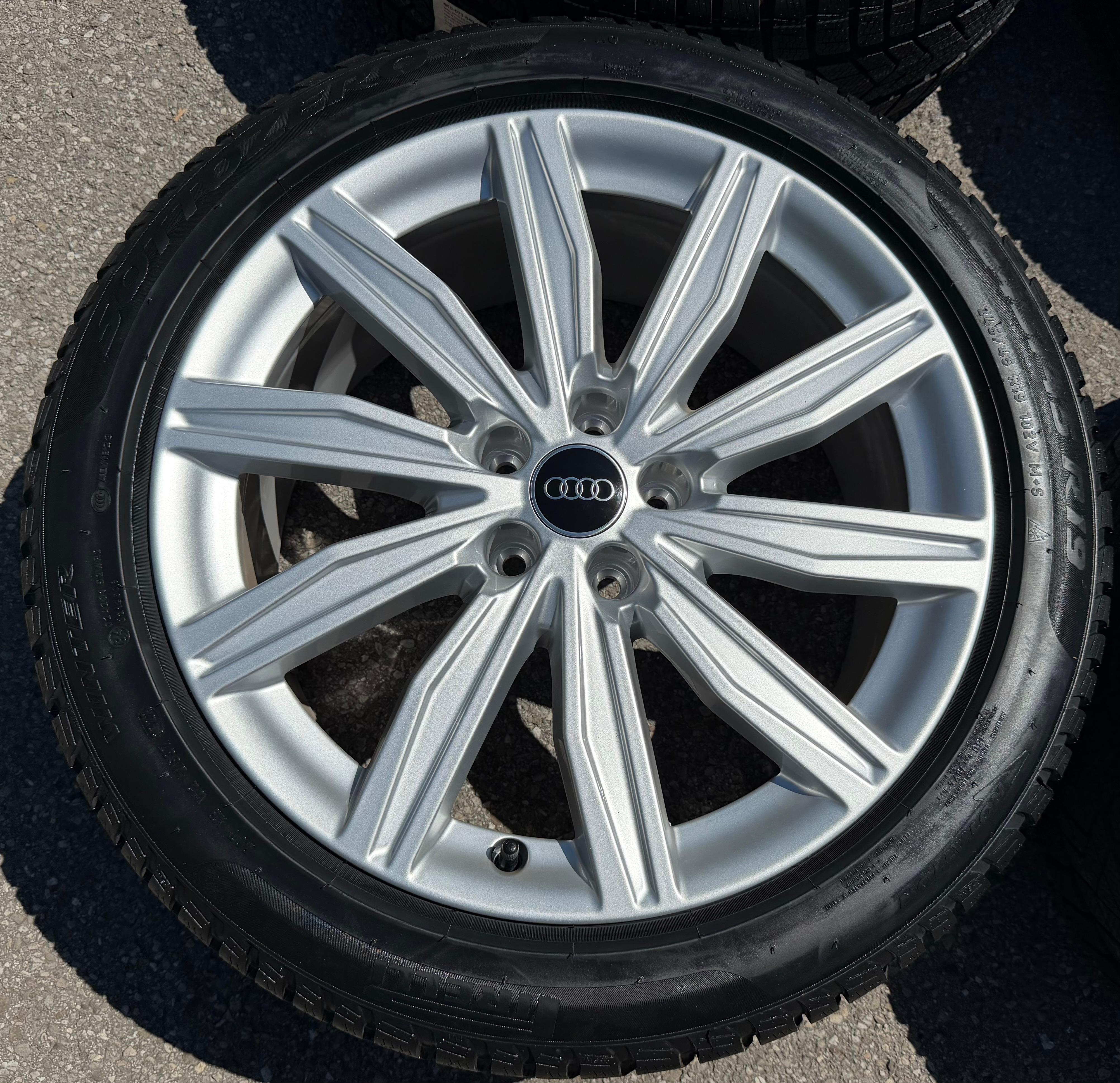 4 Original 19" Alu Winterräder Audi A6 S6 C8 4K 4K0601025M 245/45R19 102V Pirelli NEU