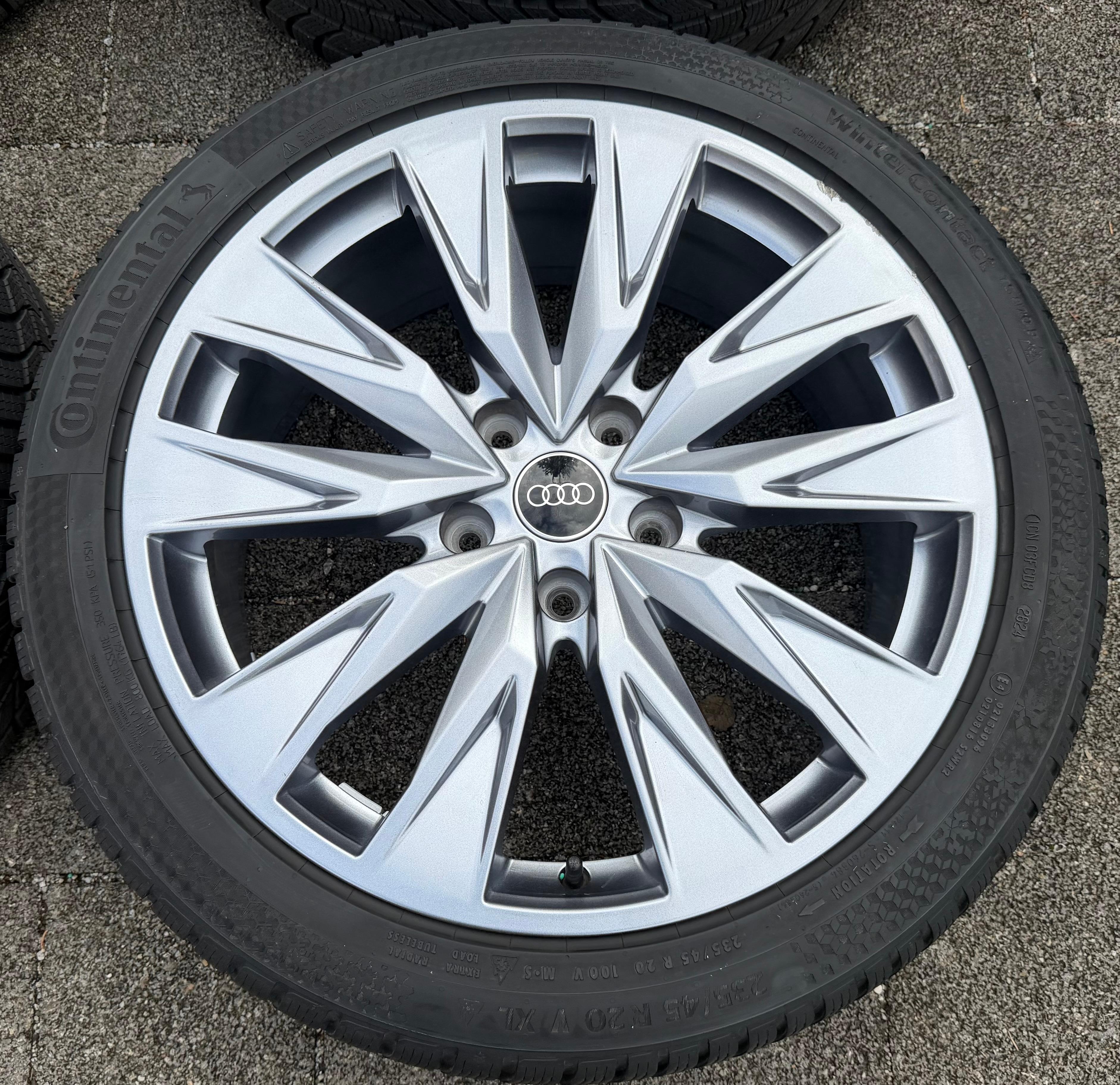 4 ORIGINAL 20" ALU WINTERRÄDER AUDI A6 S6 E-TRON GH5 GHA 85E601025B 85E601025C 2024