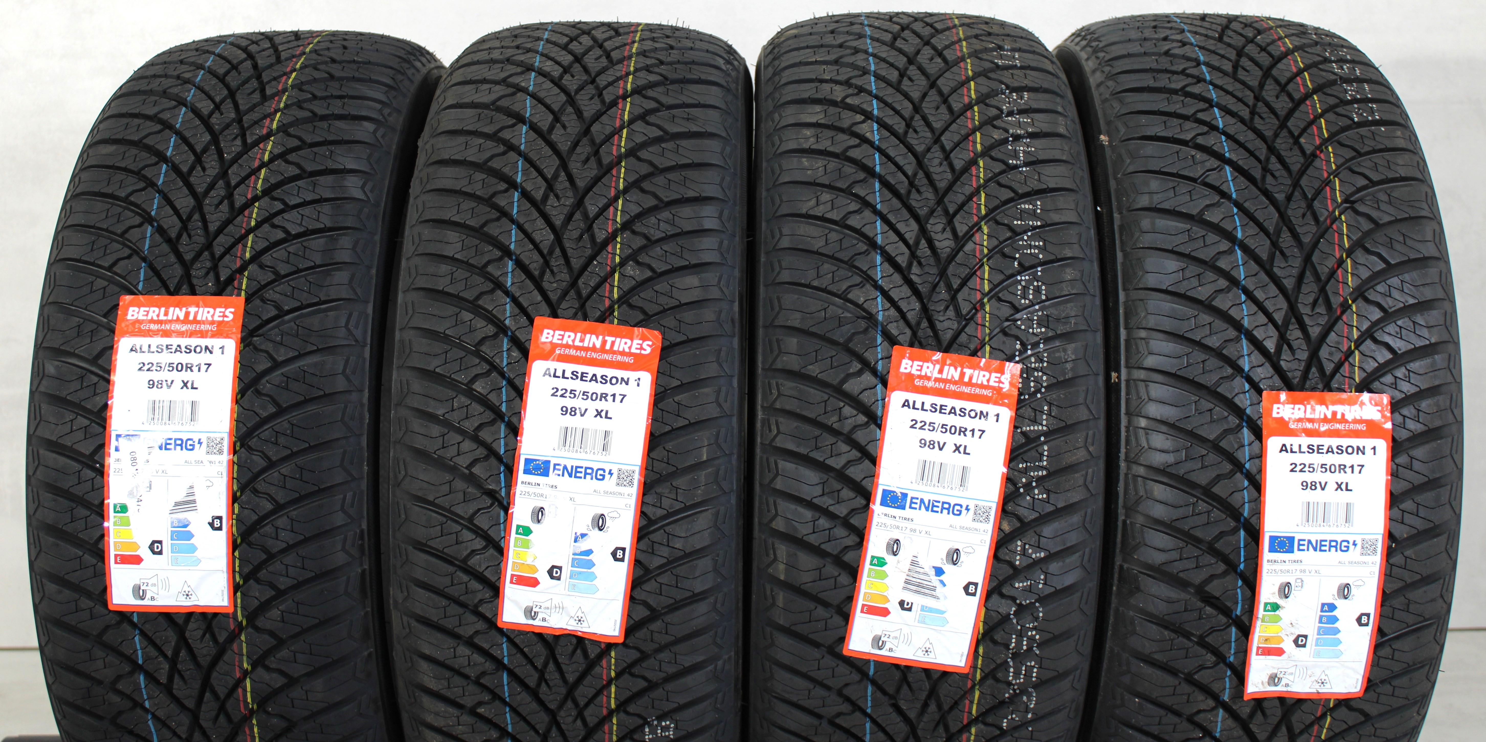 4 x 225/50R17 98V pneumatici per tutte le stagioni Berlin Tires All Season 1 2023