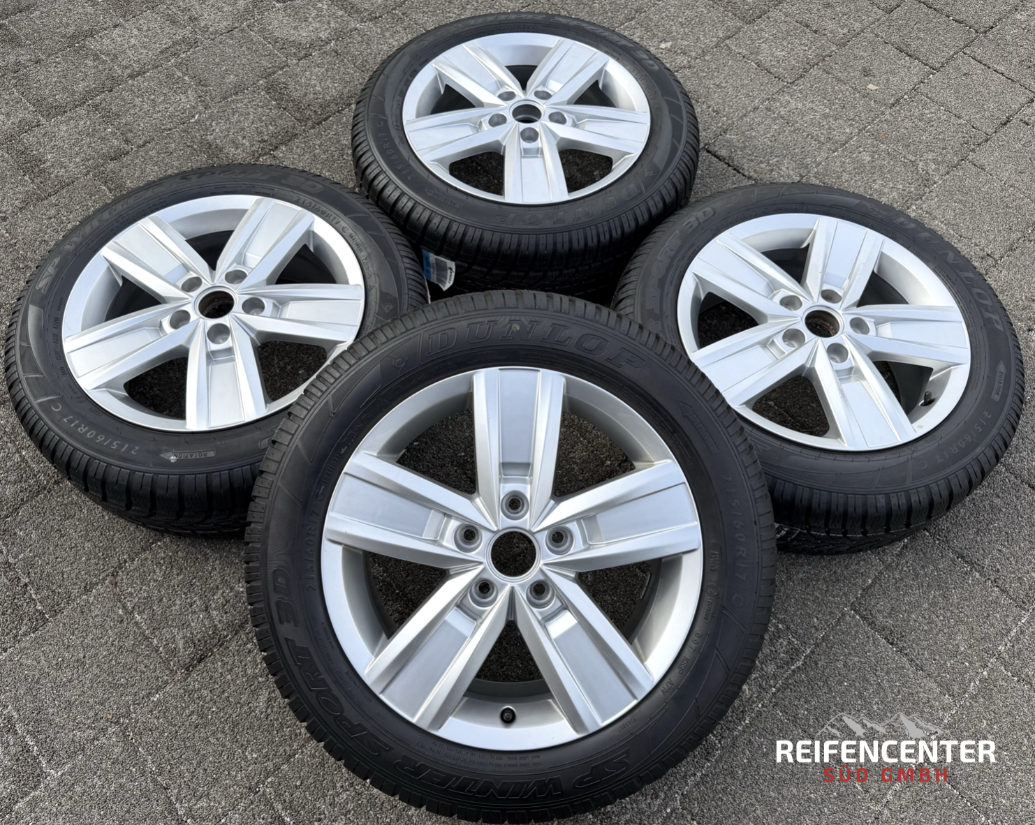 4 ruedas de invierno originales de aleación de 17" para VW BUS T5 T6 T6.1 7E0601025P Devonport 215/60R17C