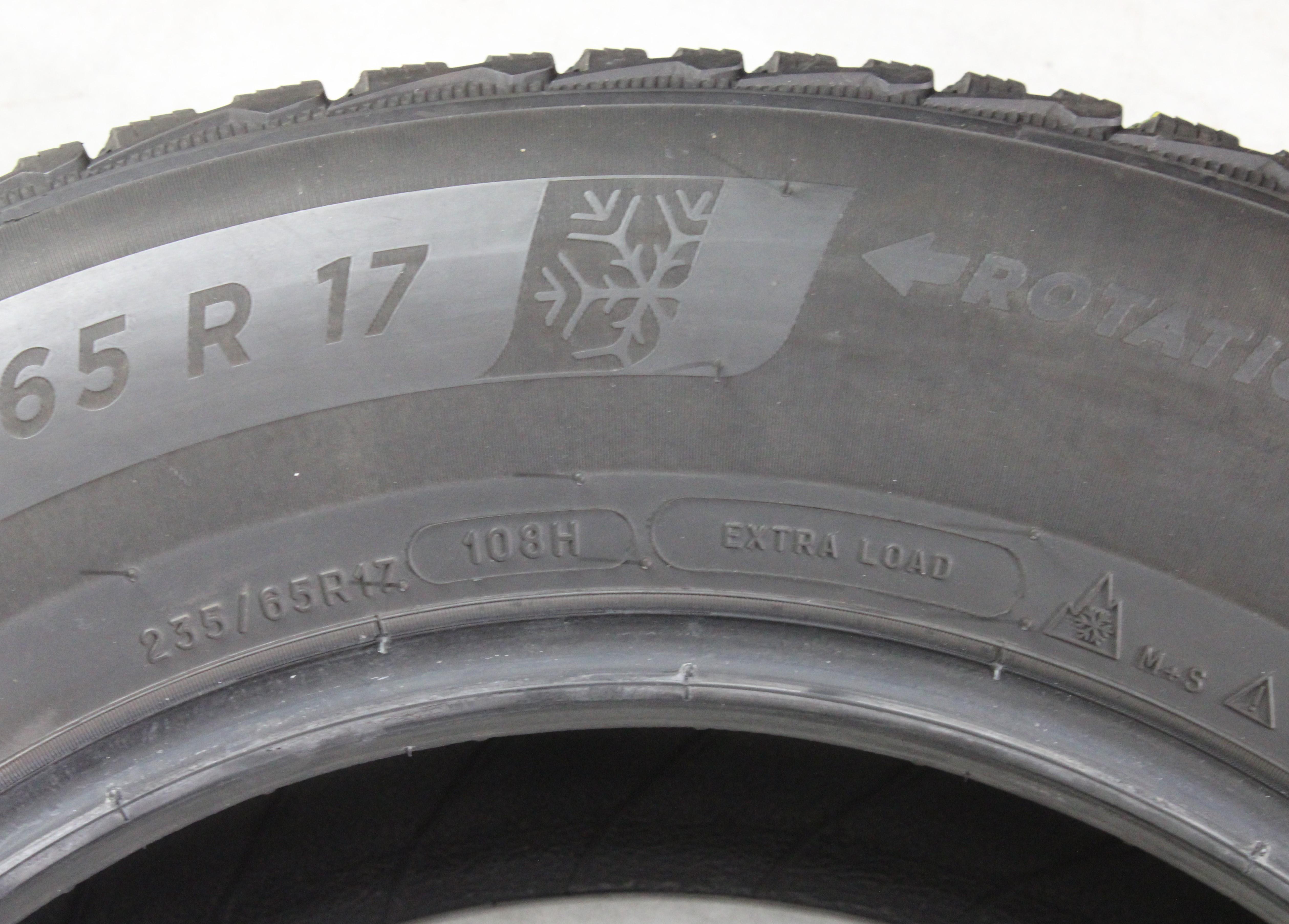 4 x 235/65R17 108H Winterreifen Michelin Pilot Alpin 5 SUV 5,5-6mm 2020 XL