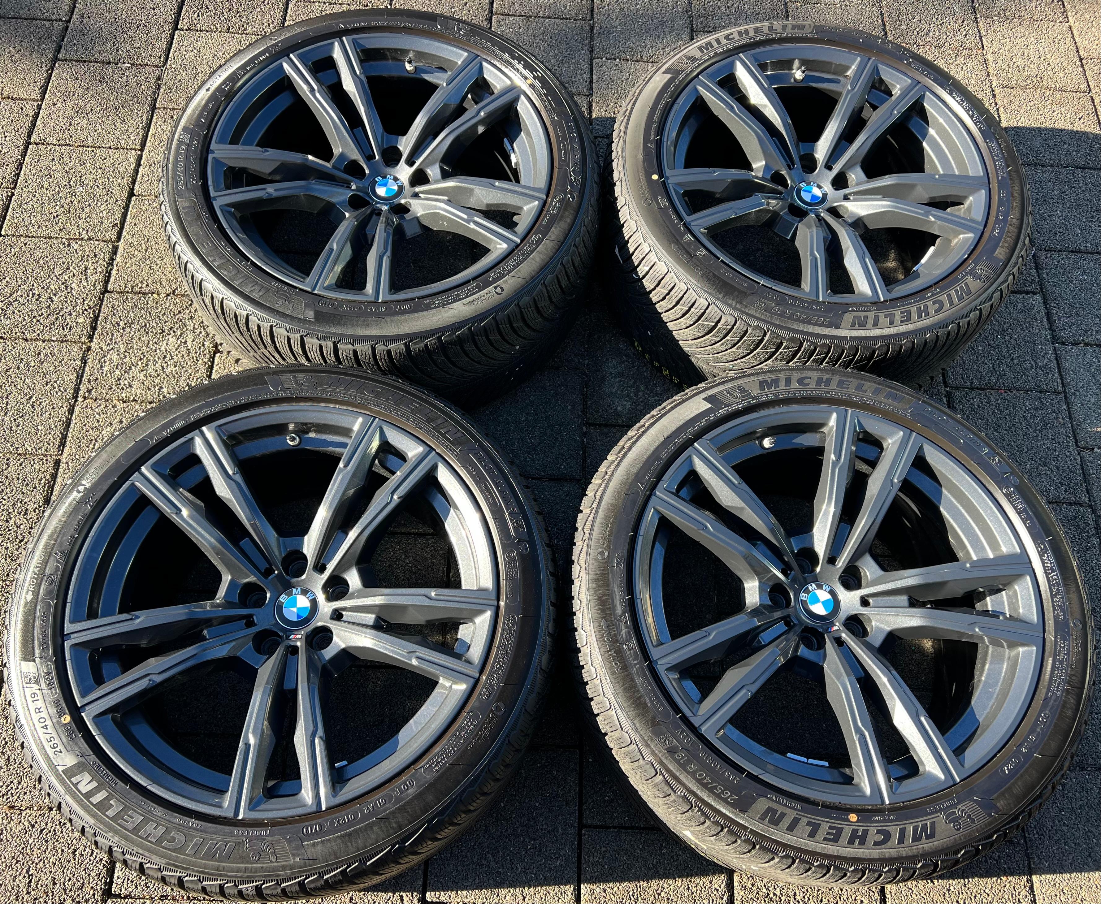 4 CERCHI INVERNALI ORIGINALI IN ALLUMINIO DA 19" BMW M5 F90 M8 F91 F92 F93 STYLING M812 CONSEGNA GRATUITA