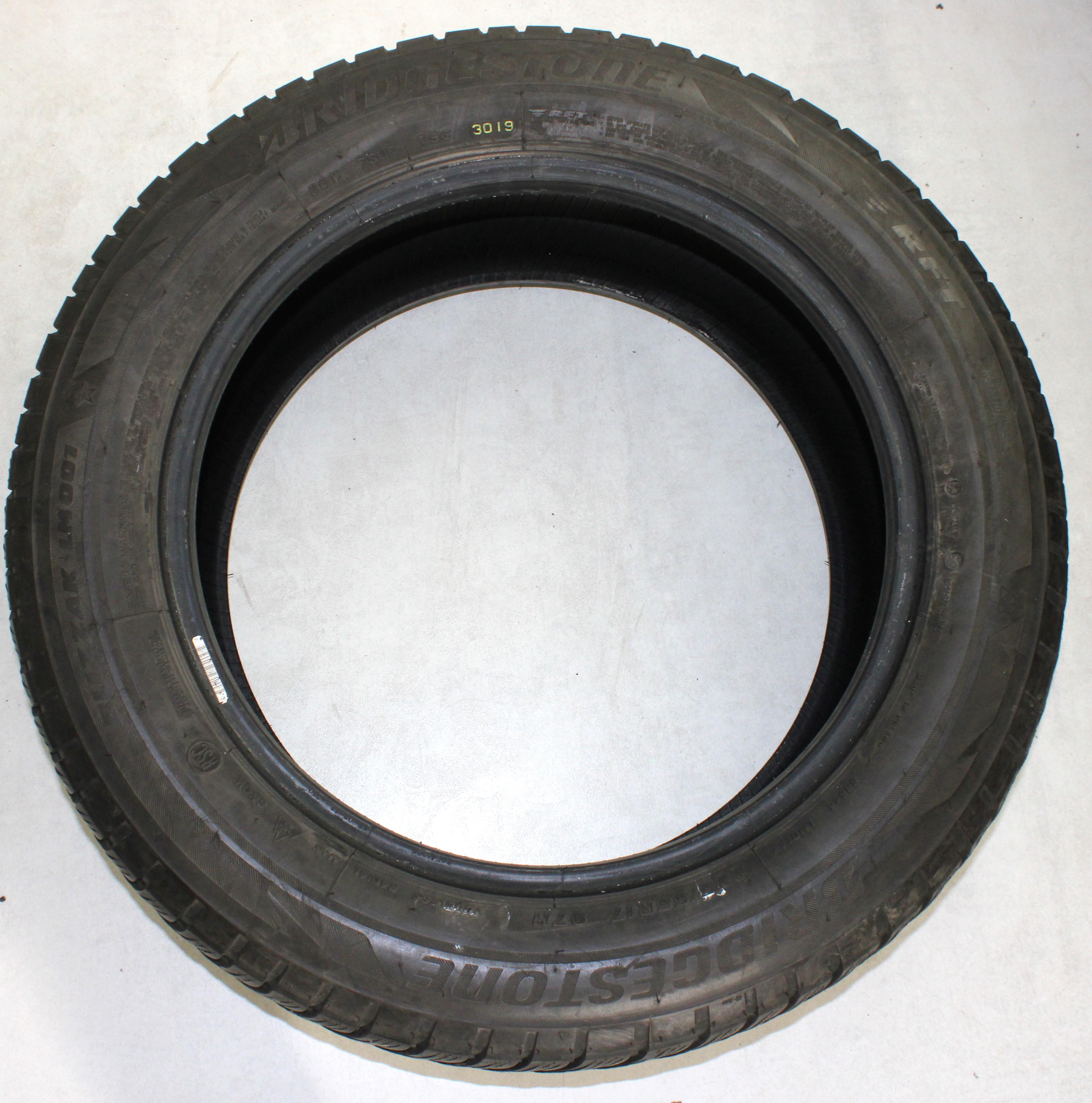 2 x 225/55R17 97H Winterreifen Bridgestone Blizzak LM001 * Runflat 6-6,5mm 2019