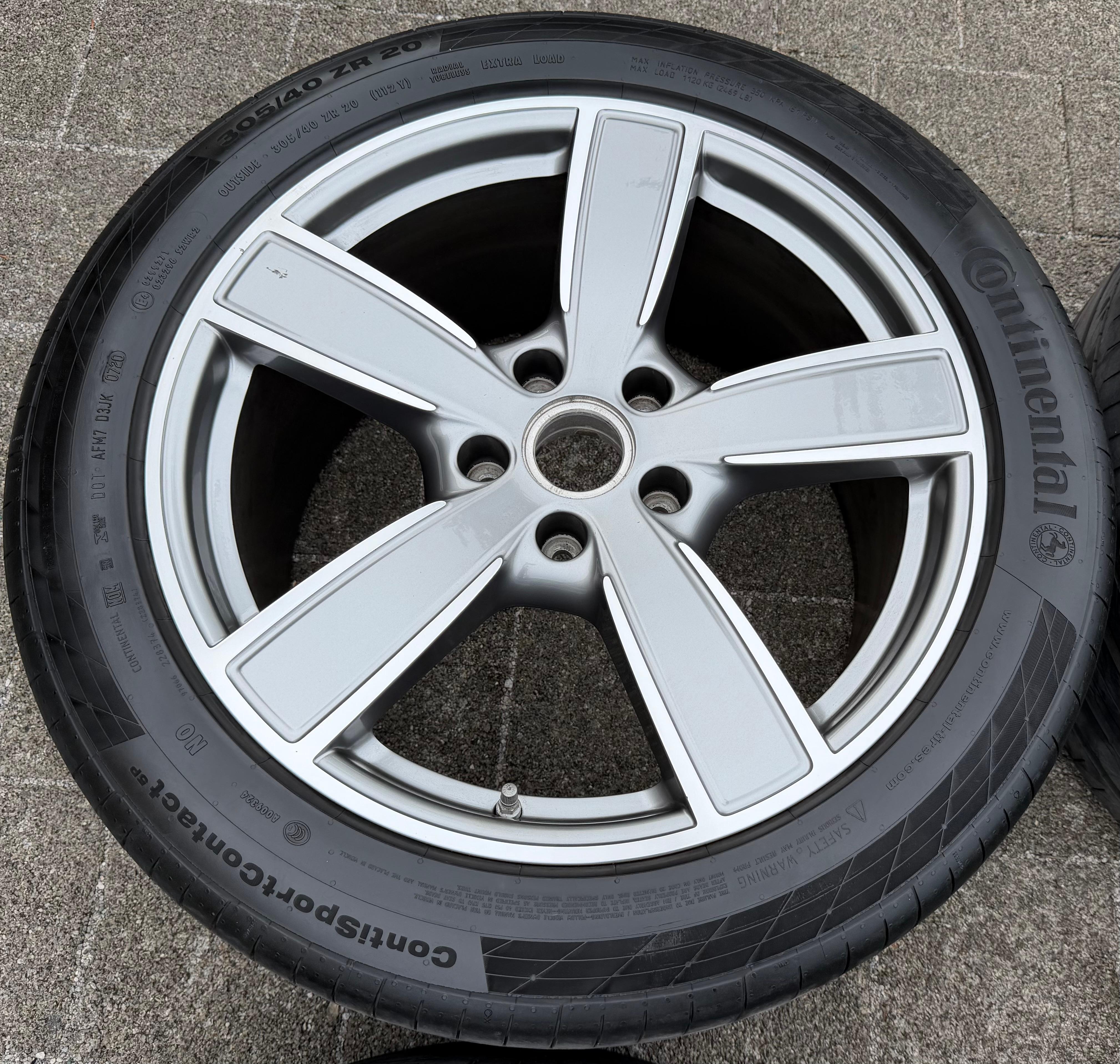 4 Original 20" Alu Sommerräder Porsche Cayenne 9YA 9Y0601025BP 9Y0601025BQ RDKS