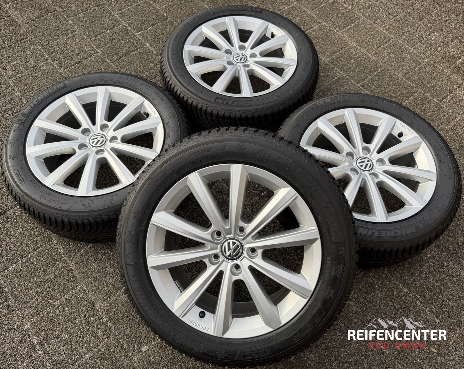 4 Original 17" Alu Winterräder VW T-Roc & Cabrio 2GA601025M Merano 215/55R17 94V Michelin