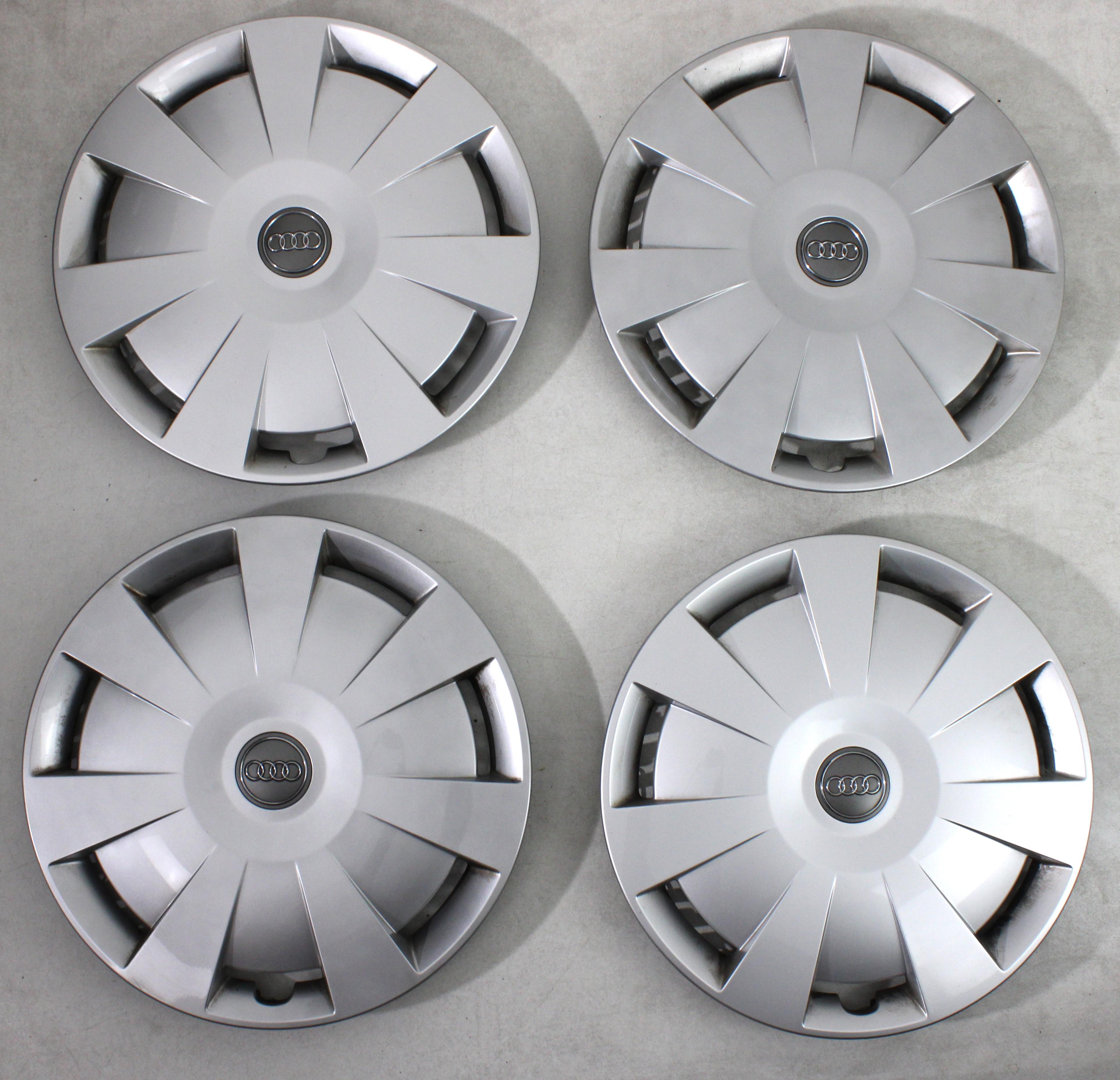 4 TAPACUBOS ORIGINALES DE 16" PARA AUDI A3 A4 Q2 8V0601147D, TAPACUBOS DE 16 PULGADAS CON ENVÍO GRATUITO