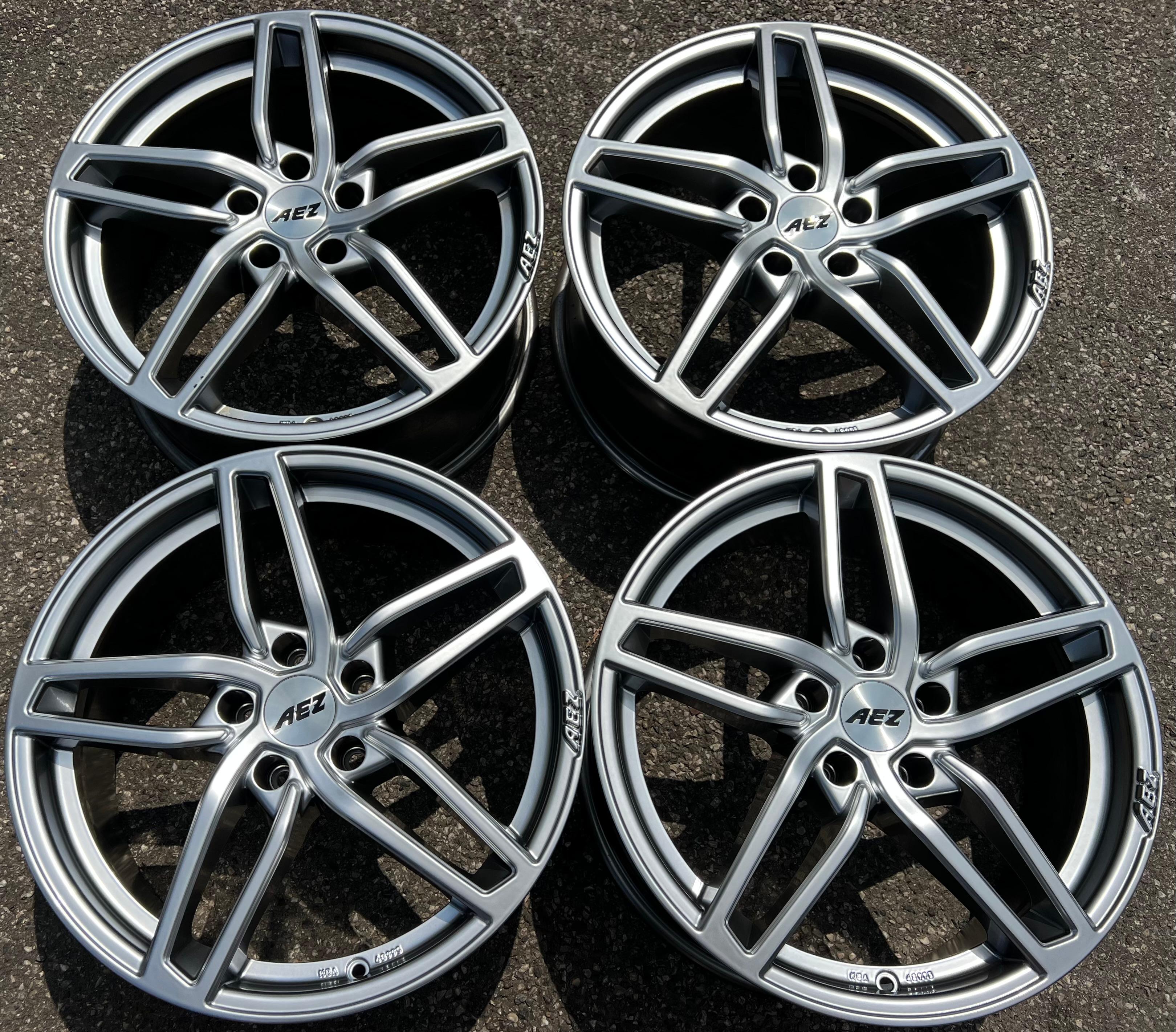 4 AEZ 18" JANTES ALU AUDI A4 8K B8 A6 4G 8x18 ET40 AEZ GENUA FREIHAUS