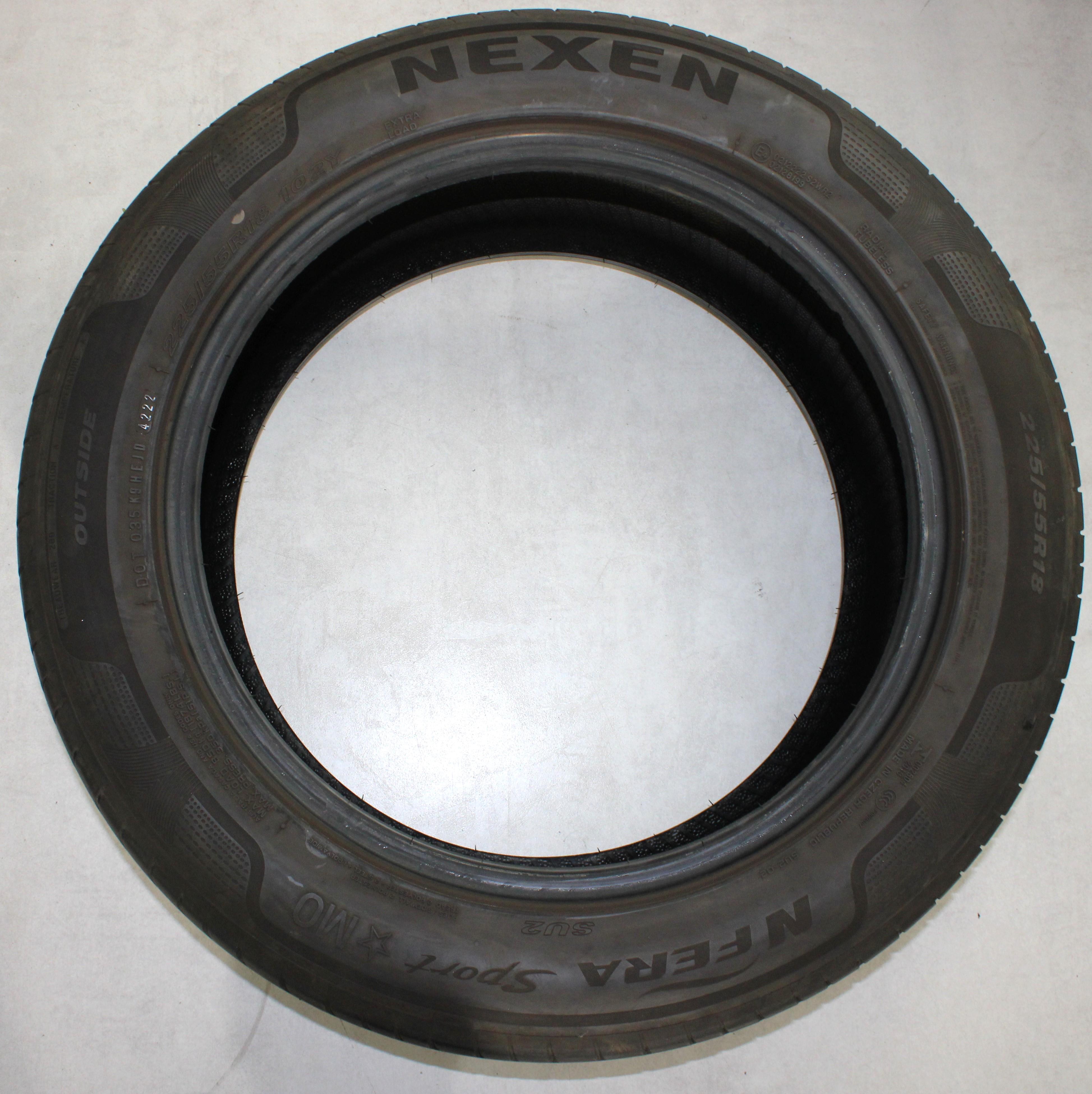 4 x 225/55R18 102Y Sommerreifen Nexen N Fera Sport SU2 MO 2x5-5,5mm/2x6-6,5mm 2022 *