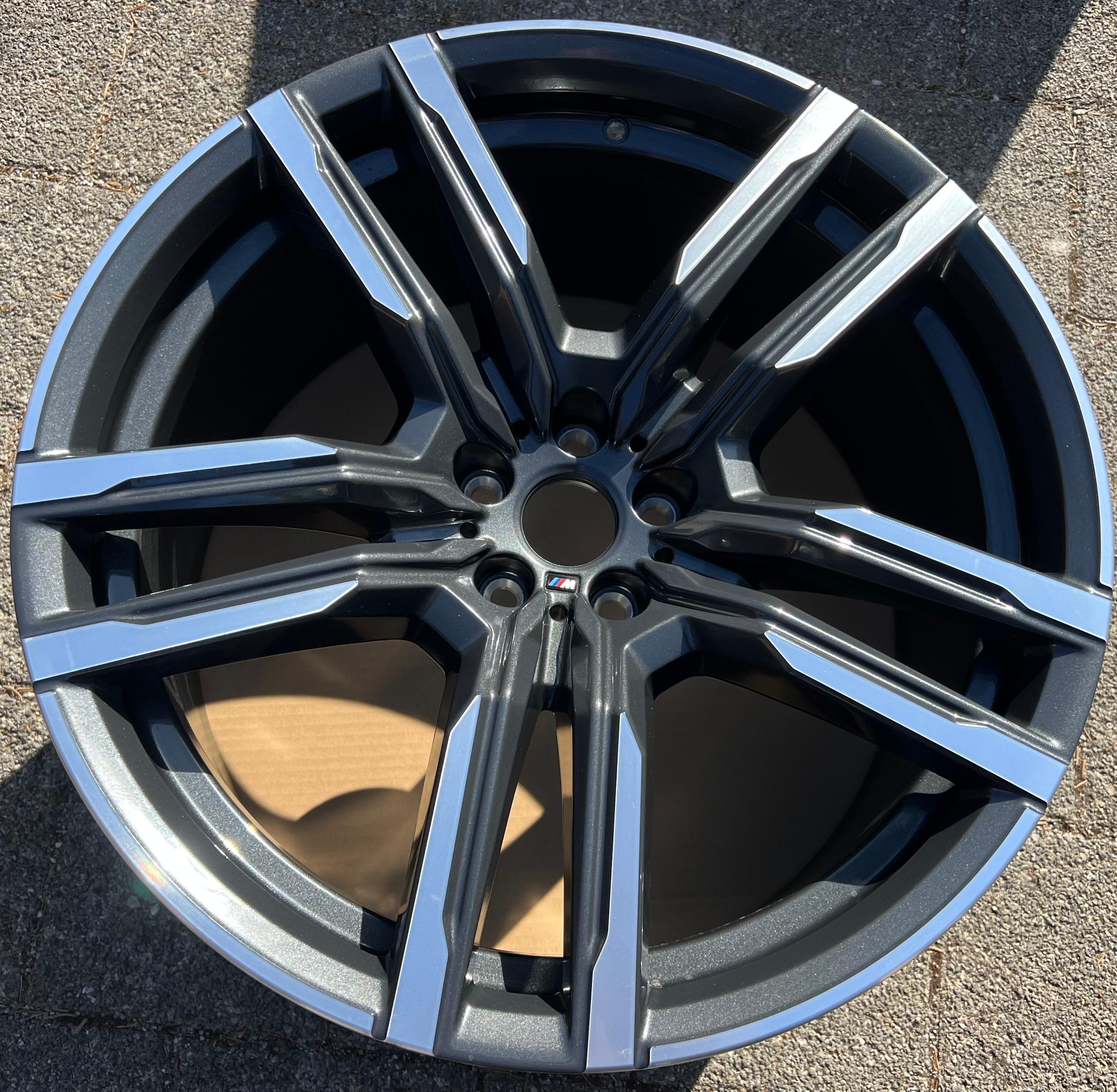 1 X ORIGINAL 21" ALUFELGE BMW X5M F95 X6M F96 STYLING 808M 8090715 10,5x21 ET31