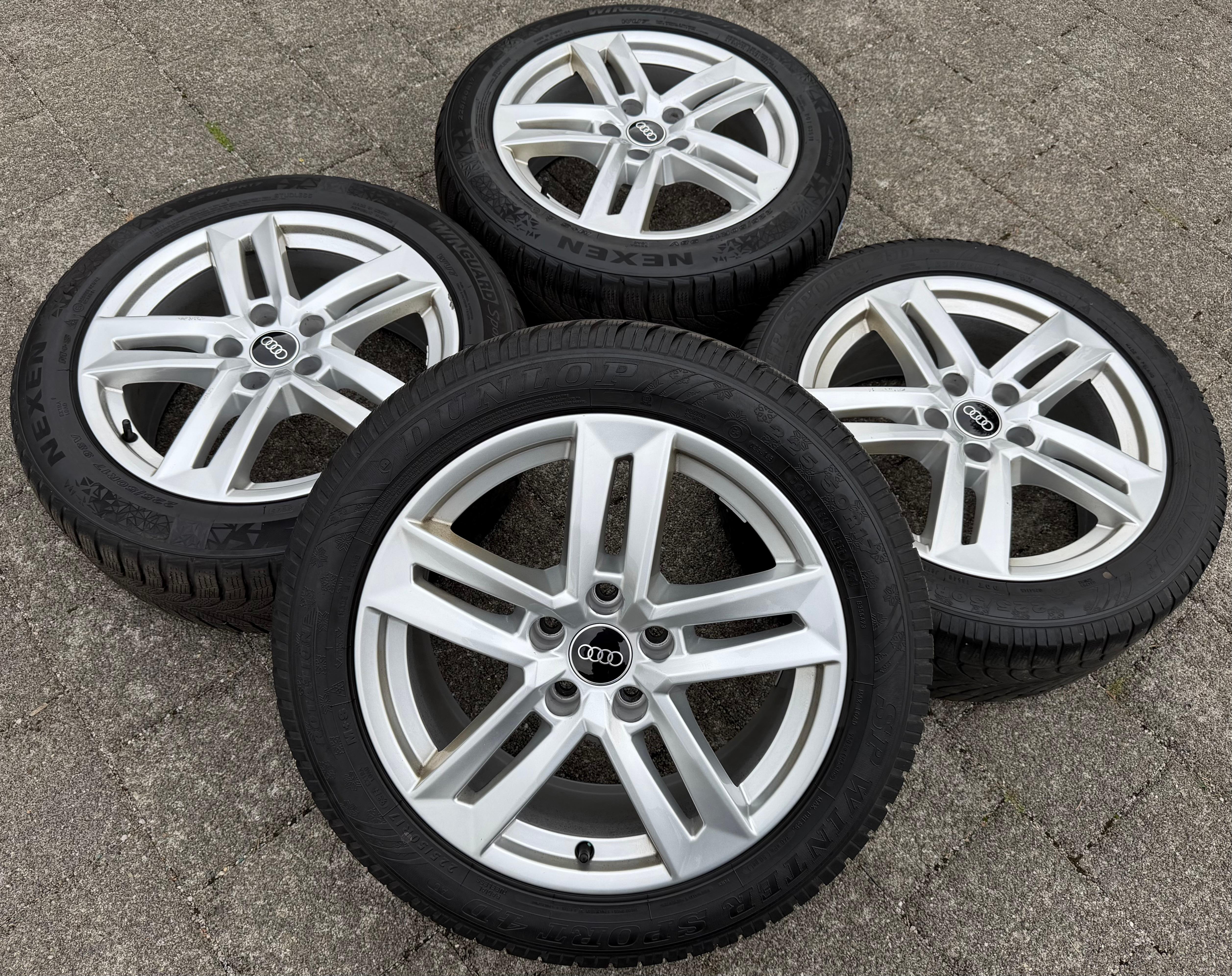 4 Original 17" Alufelgen Audi A4 8W B9 8W0601025P 7x17 ET42 Felgen