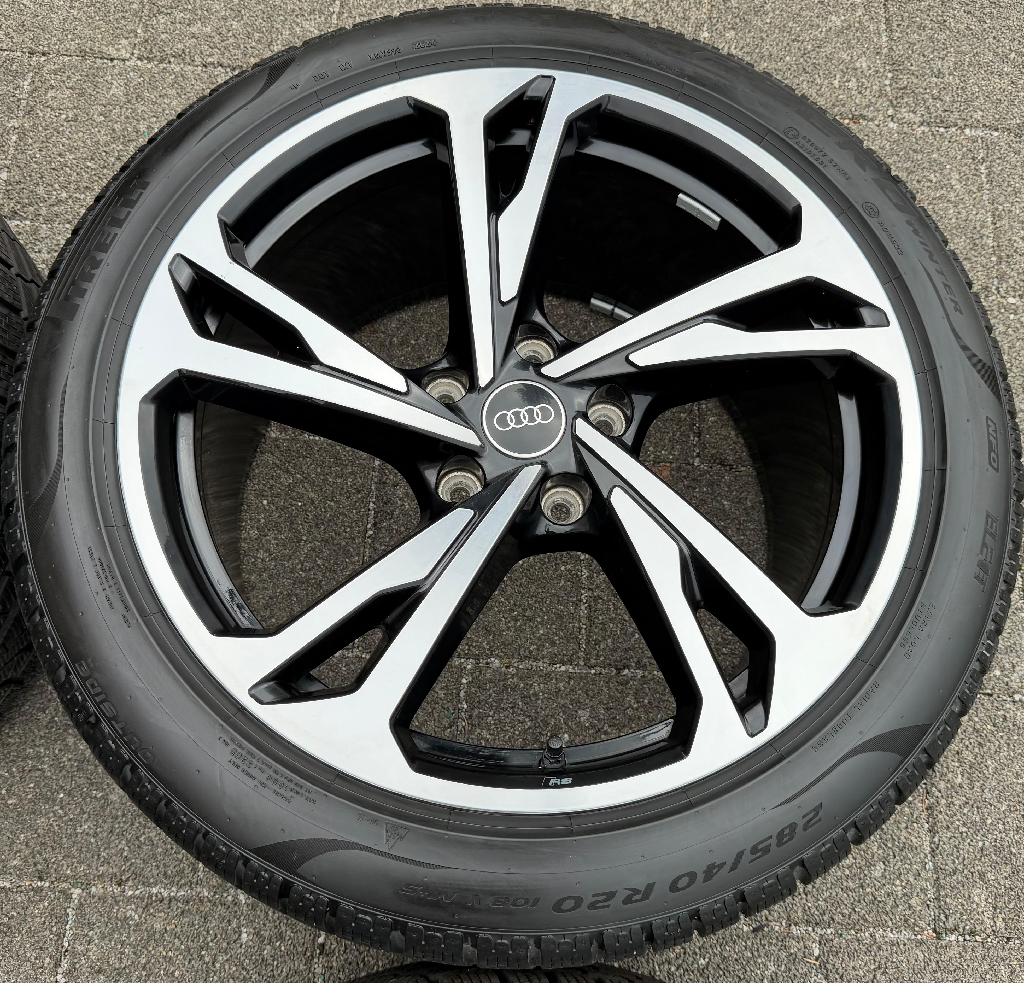 4 ORIGINAL 20" ALU WINTERRÄDER AUDI ETRON E-TRON GT 4J3601025AM 4J3601025AL