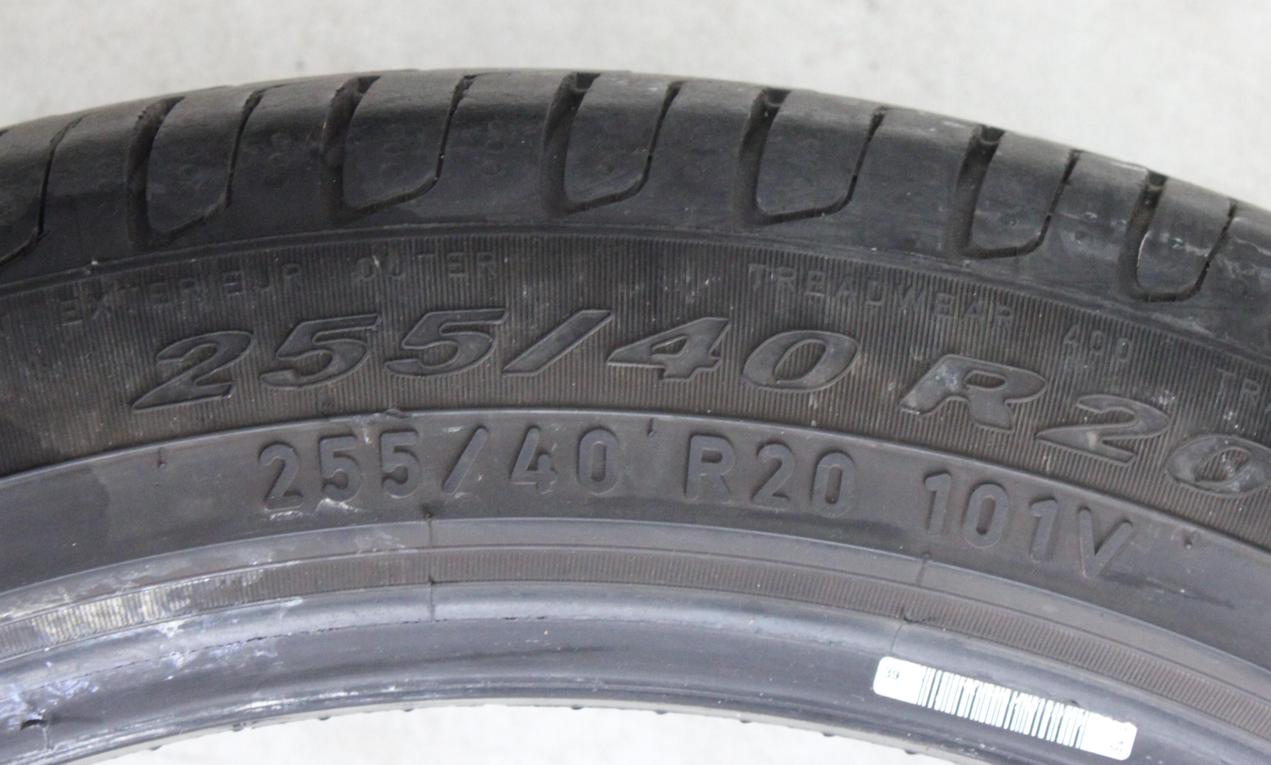 2 x 255/40R20 101V Sommerreifen Pirelli Scorpion Verde 6-6,5mm 2018 Seal