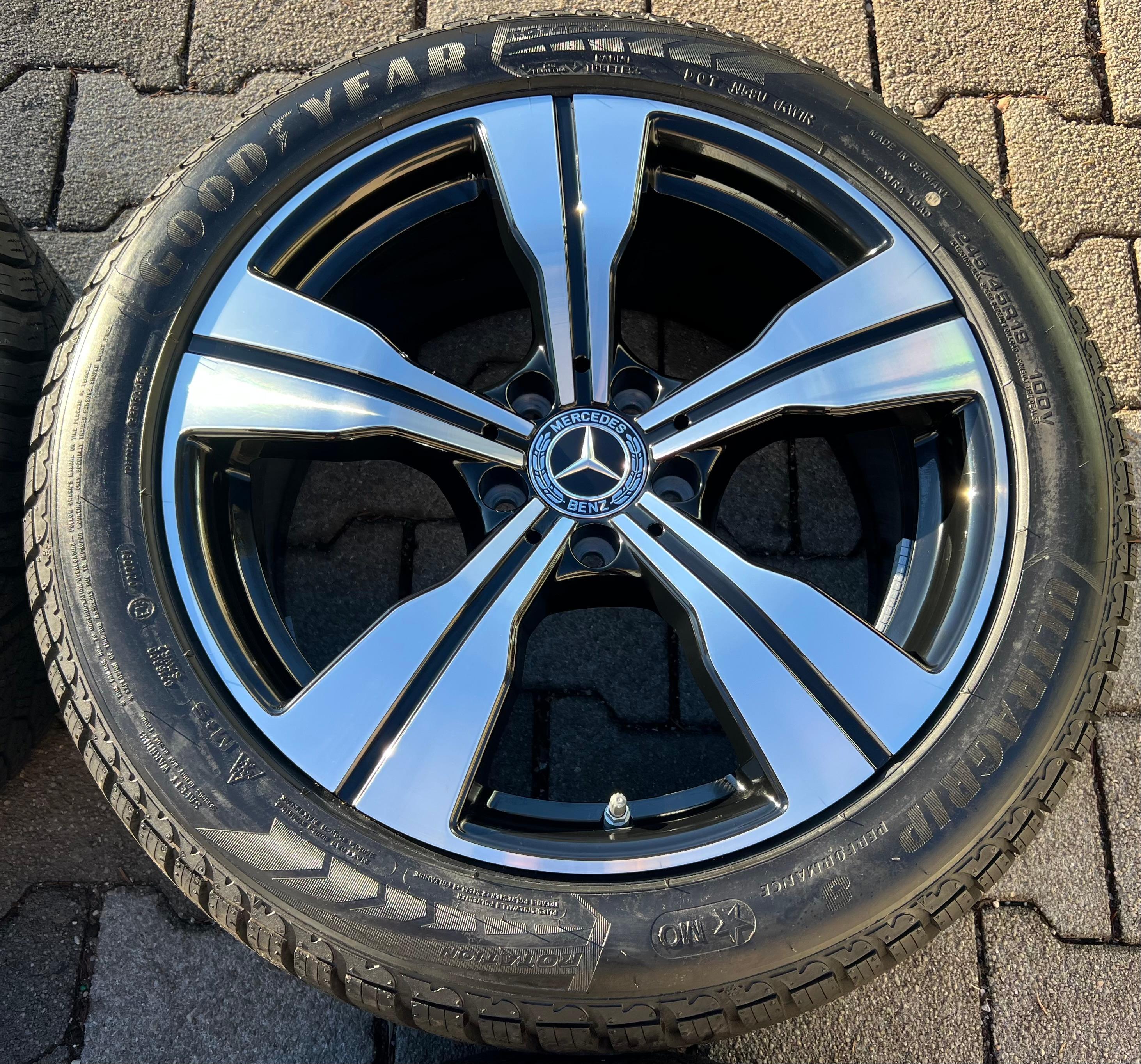 4 ORIGINAL 18" ALU WINTERRÄDER MERCEDES C-KLASSE ALL-TERRAIN X206 A2064014000