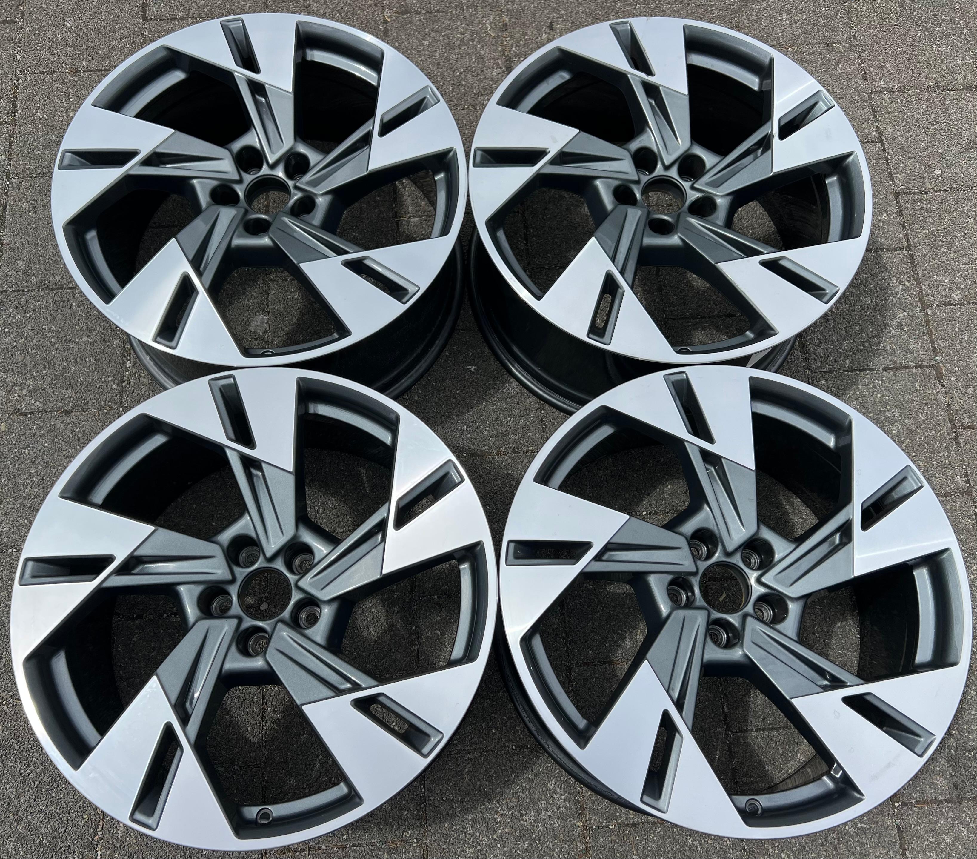 4 ORIGINAL 20" ALUFELGEN FELGEN AUDI E-TRON 4KE 9x20 ET38 4KE601025T FREIHAUS