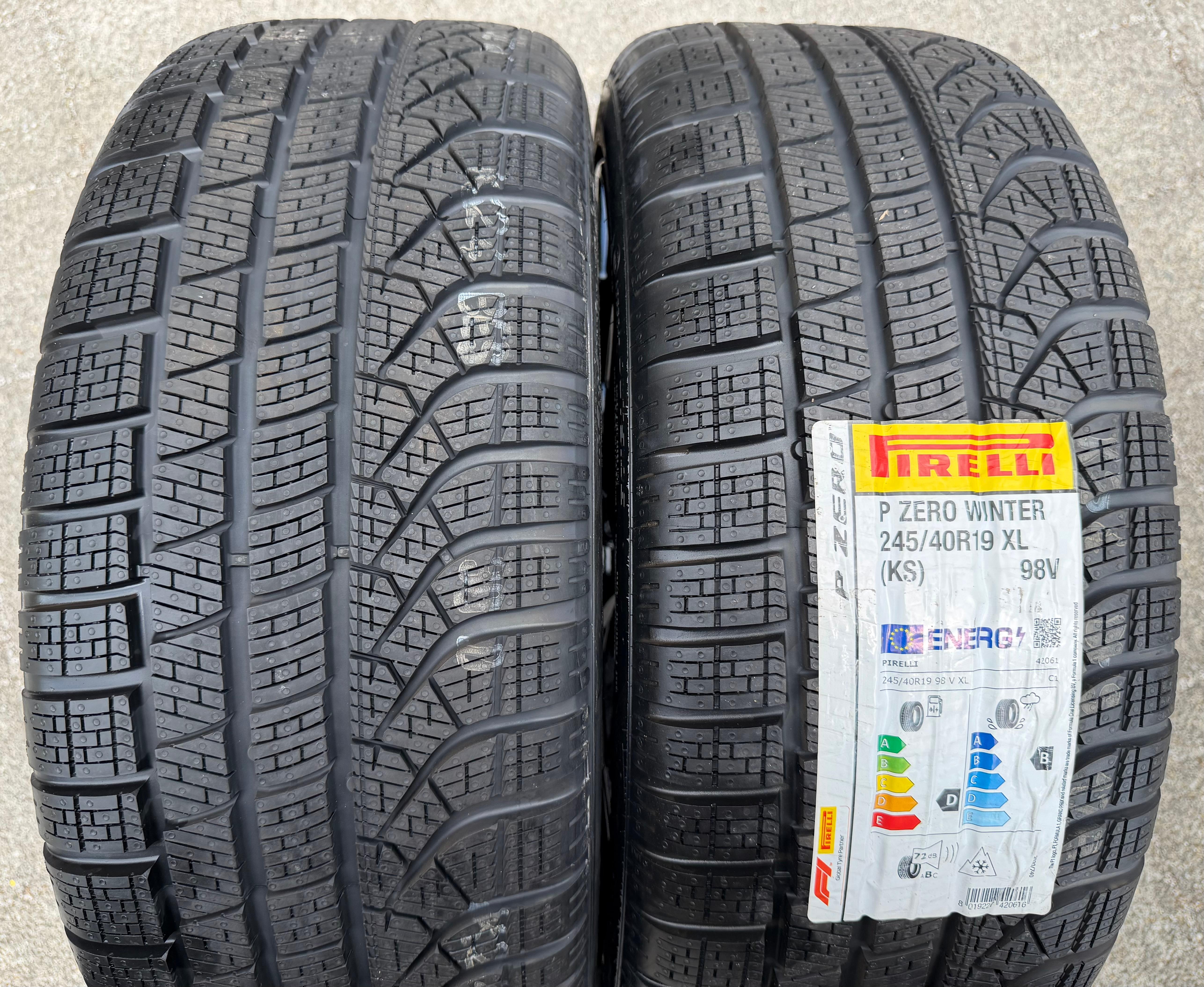 2 x 245/40R19 98V Winterreifen Pirelli Pzero Winter NEU 2023