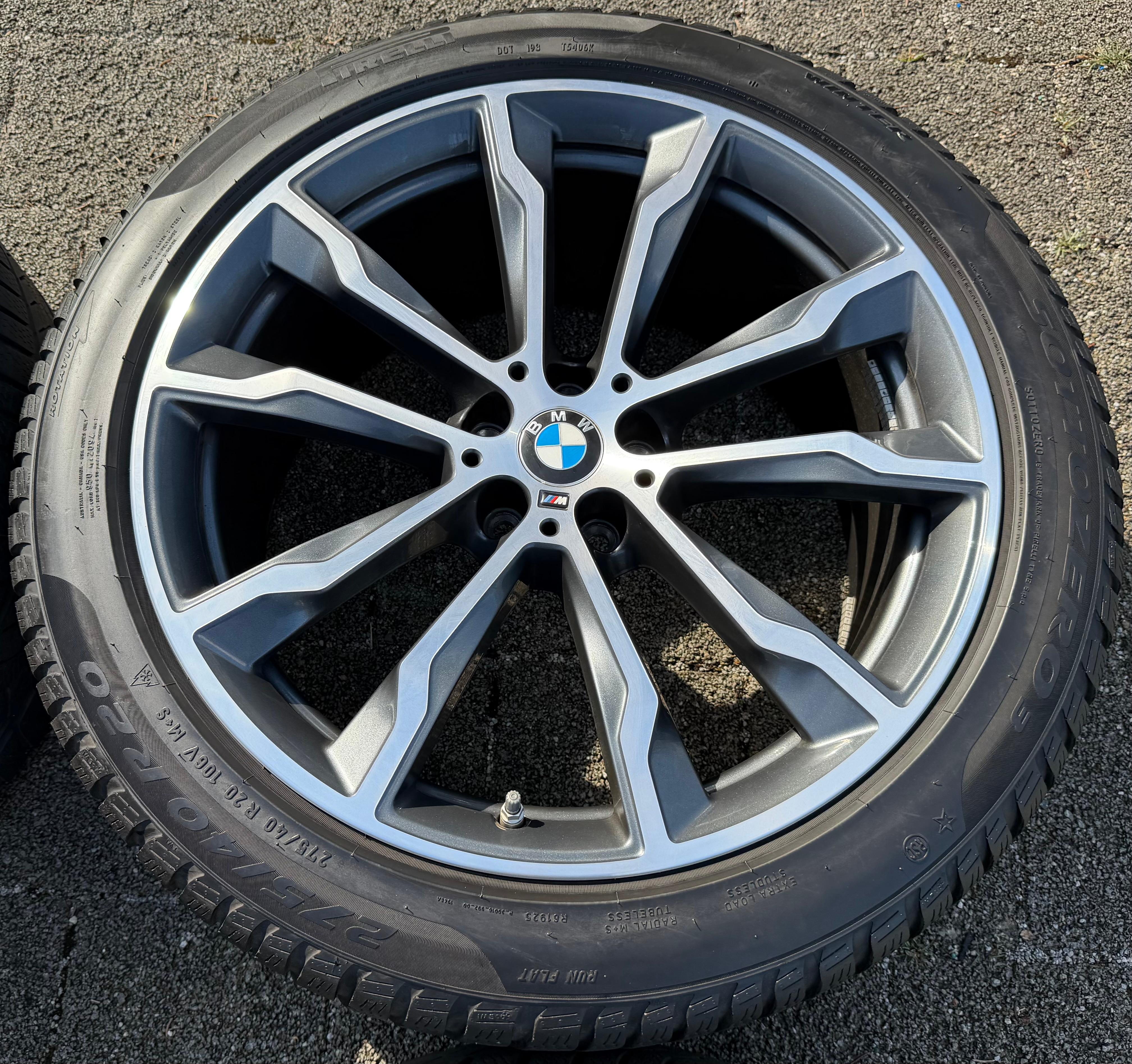 4 Original 20" Alu Winterräder BMW X3 G01 X4 G02 Styling M699 8010268 8010269