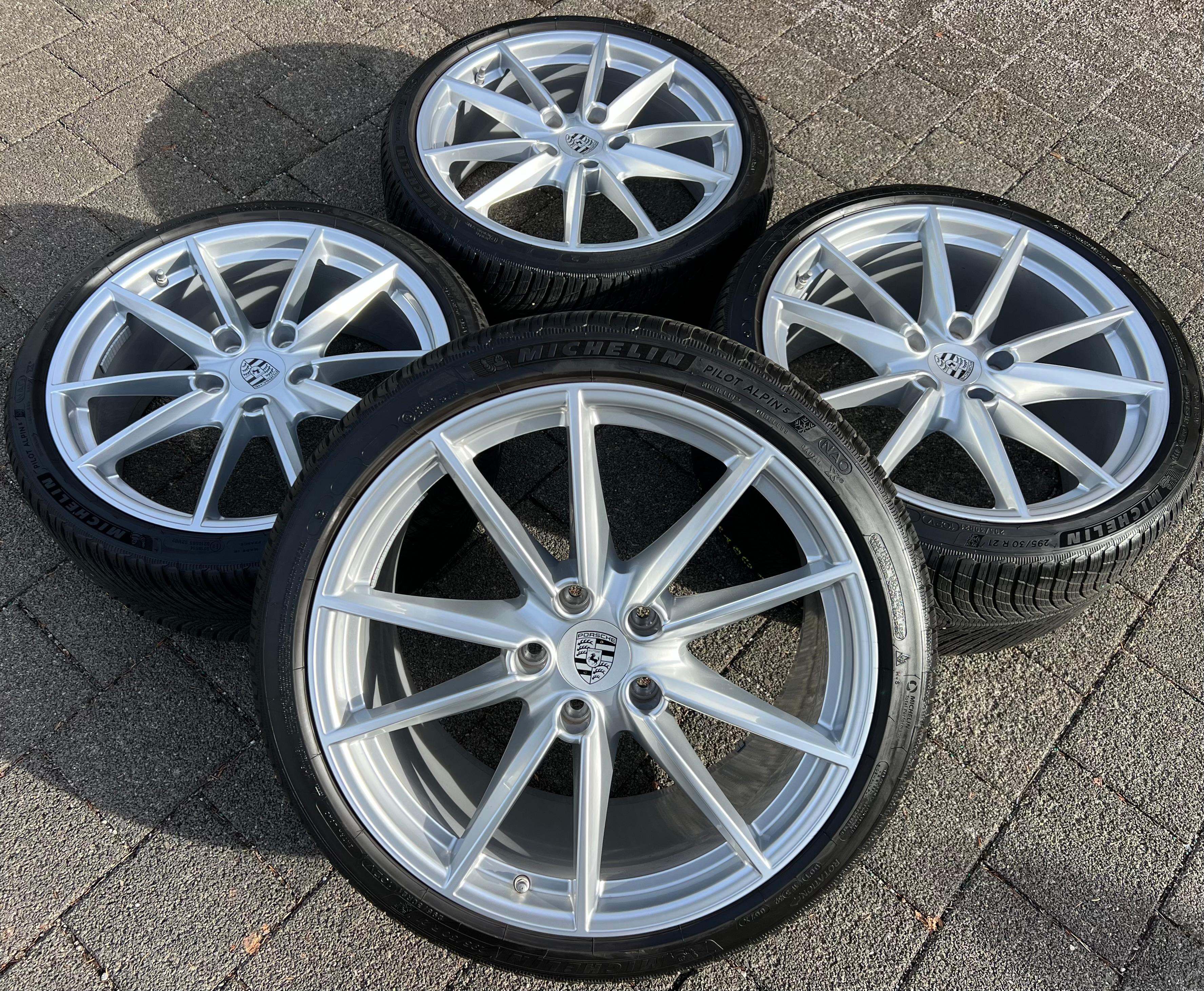 4 ORIGINAL 20" 21" ALU WINTERRÄDER PORSCHE 911 992 992601025C 992601025D MICHELIN RDKS