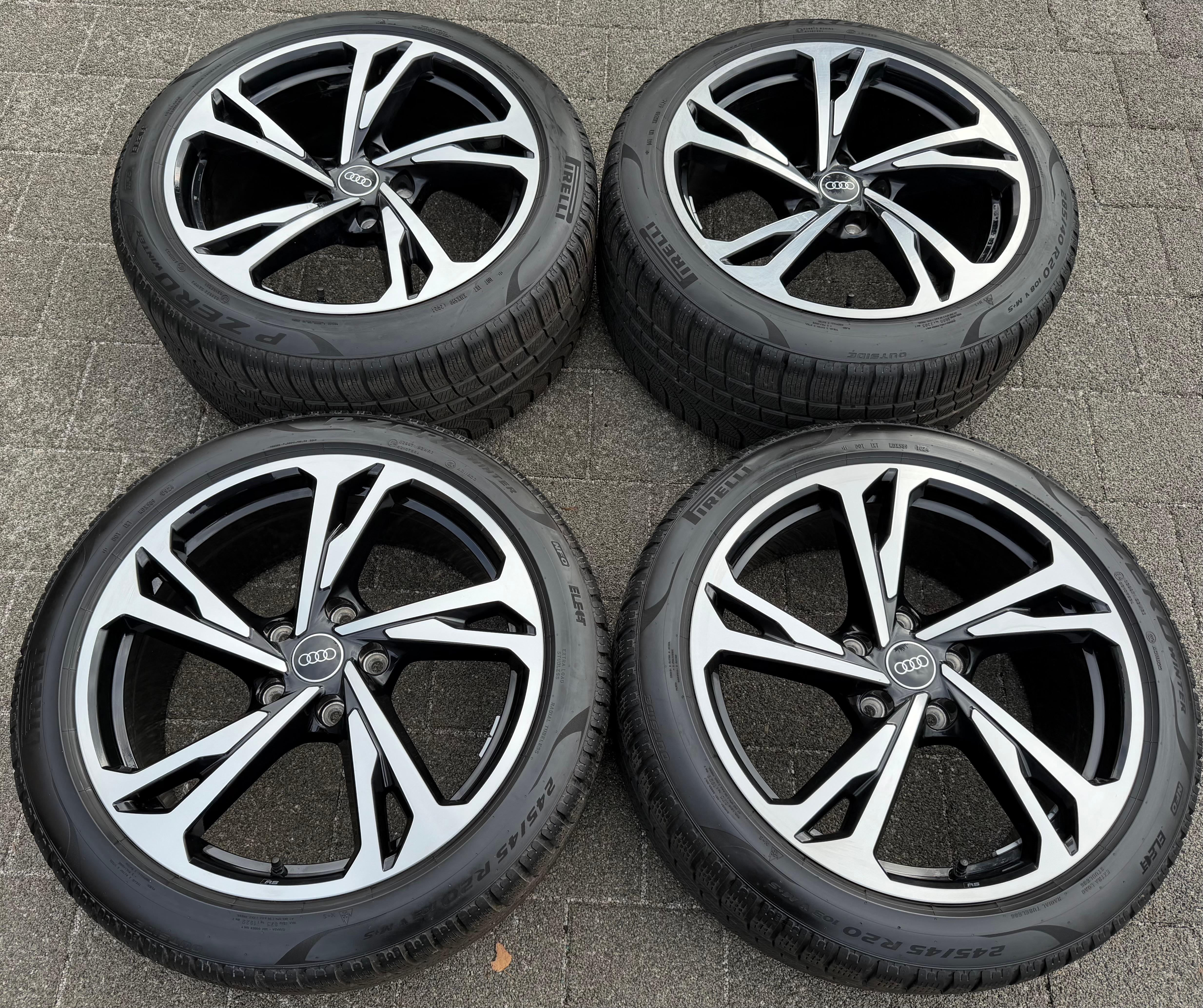 4 ORIGINAL 20" ALU WINTERRÄDER AUDI ETRON E-TRON GT 4J3601025AM 4J3601025AL