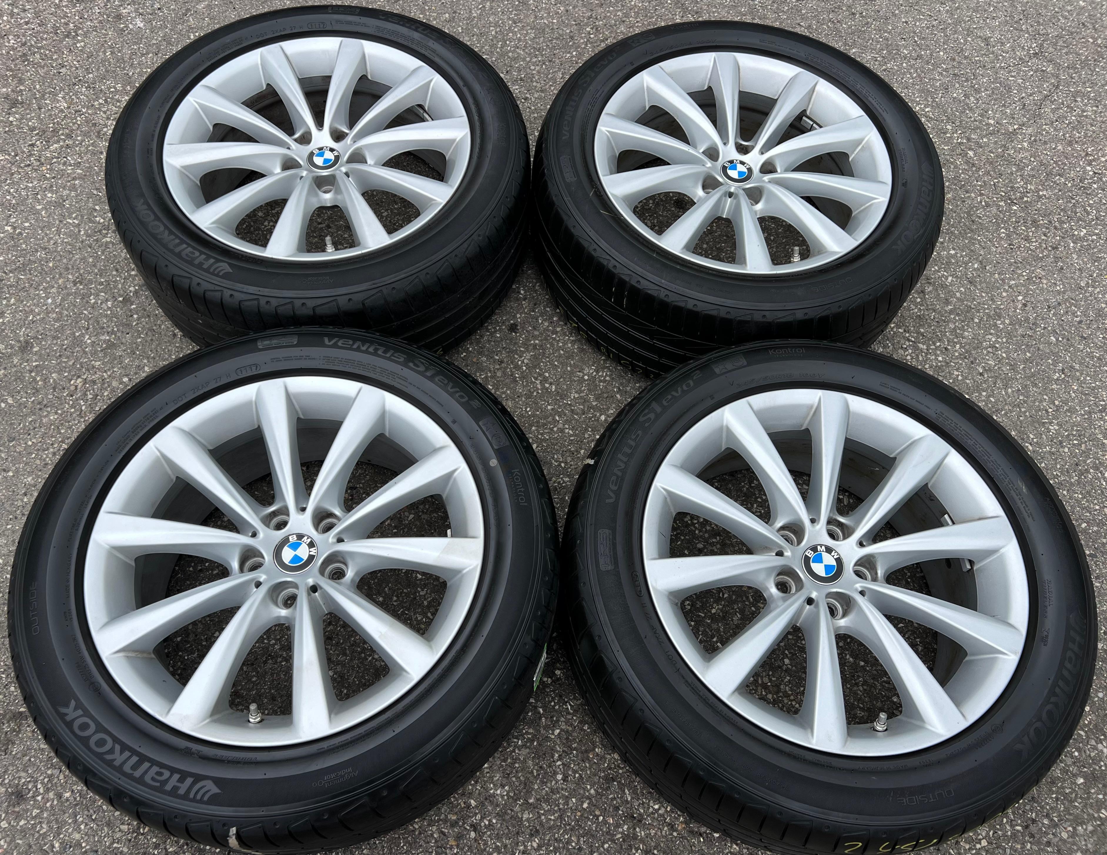 4 ROUES D'ÉTÉ 18" EN ALU BMW SÉRIE 7 G11 G12 245/50R18 100Y FRANCO DOMICILE