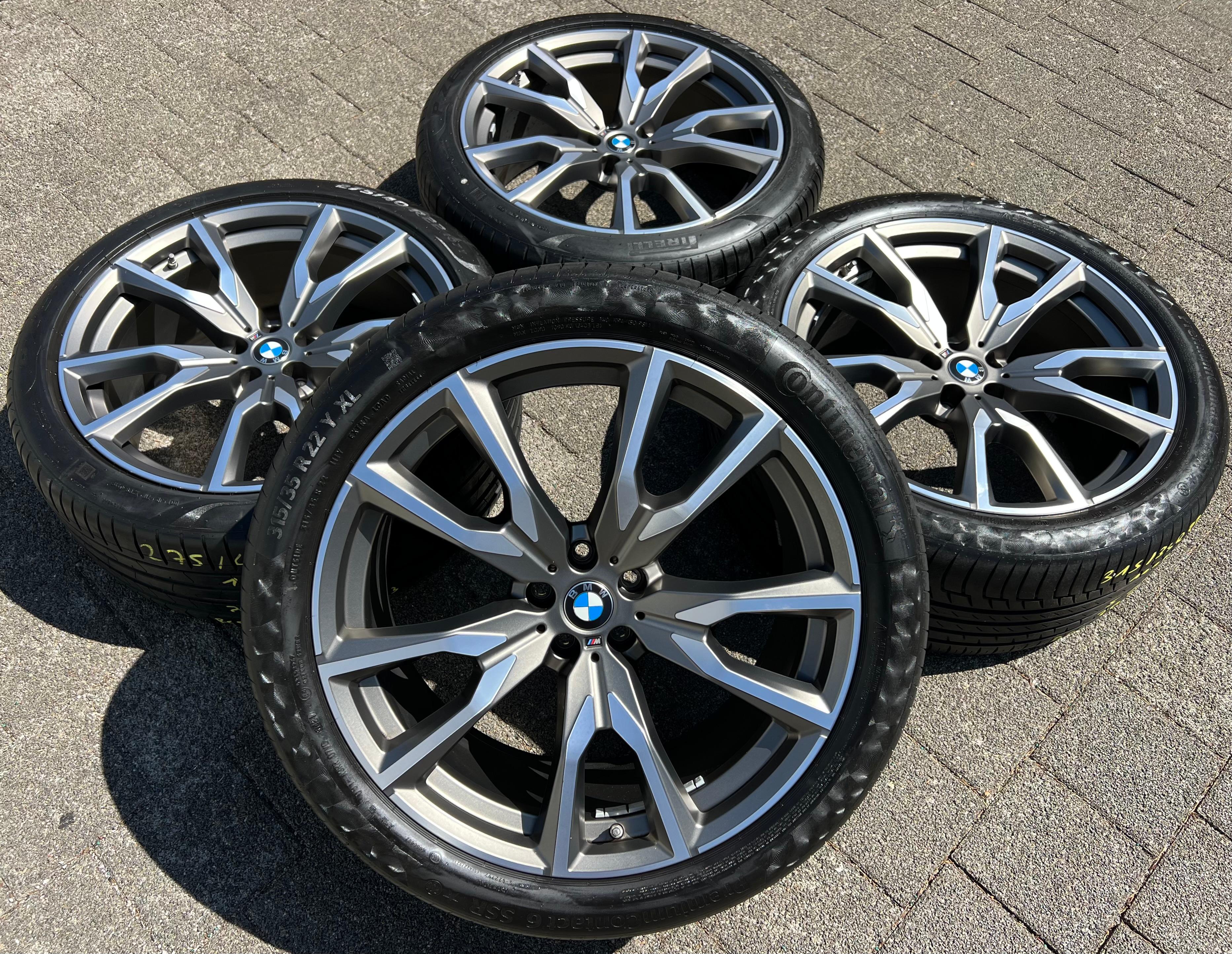 4 ORIGINAL 22" ALU SOMMERÄDER BMW X7 G07 STYLING 755M 275/40R22 315/35R22 RDKS