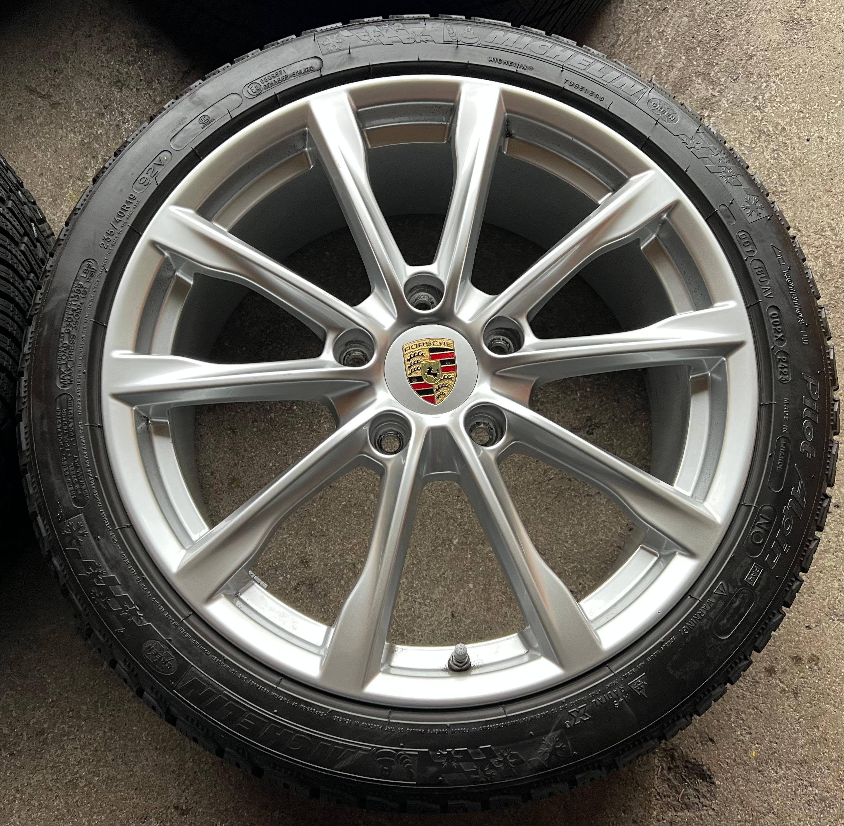 4 ORIGINAL 19" ALU WINTERRÄDER PORSCHE CAYMAN BOXSTER 718 982 982601025 RDKS