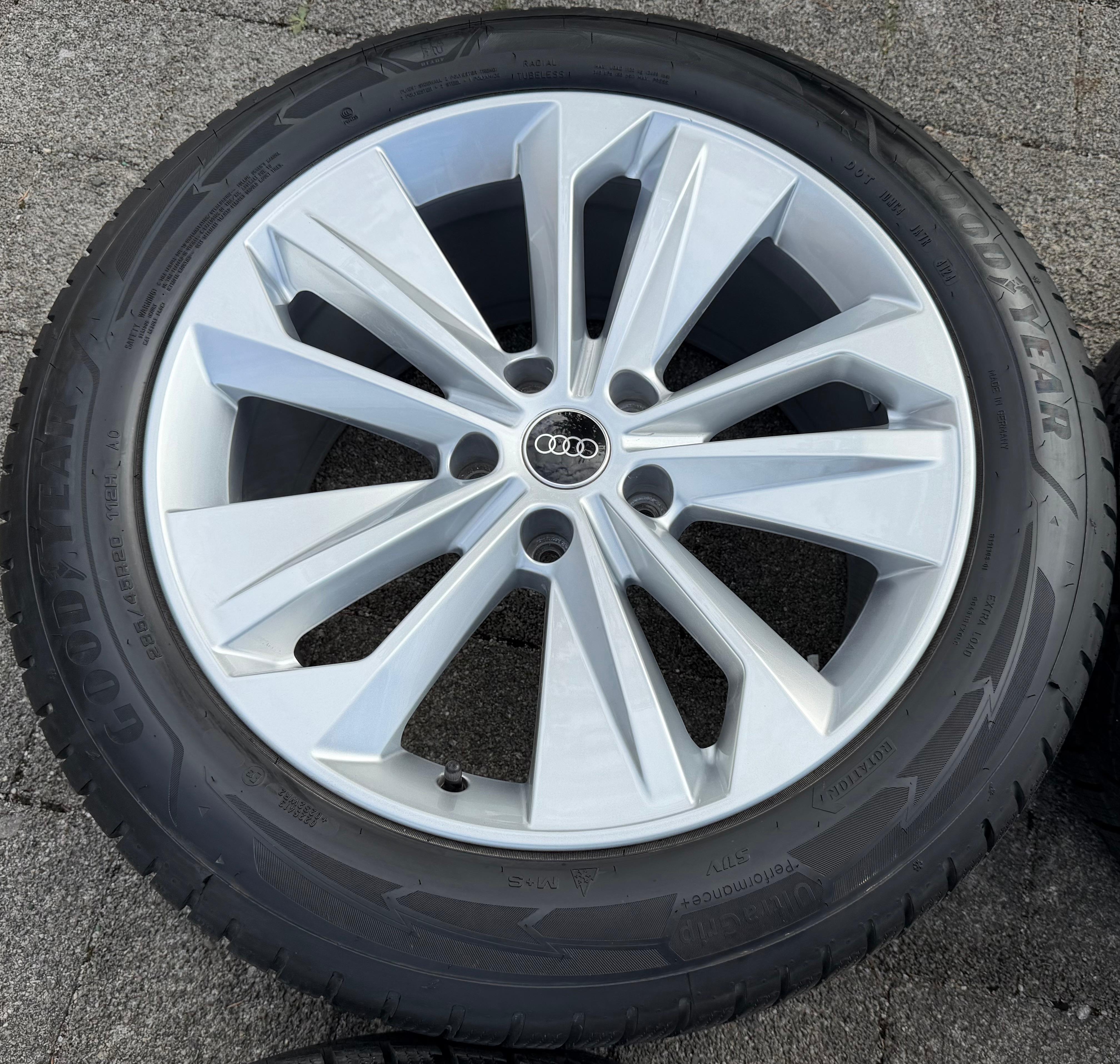 4 ORIGINAL ALU 20" WINTERRÄDER AUDI Q6 SQ6 E-TRON GF 255/50R20 109V 285/45R20 112V