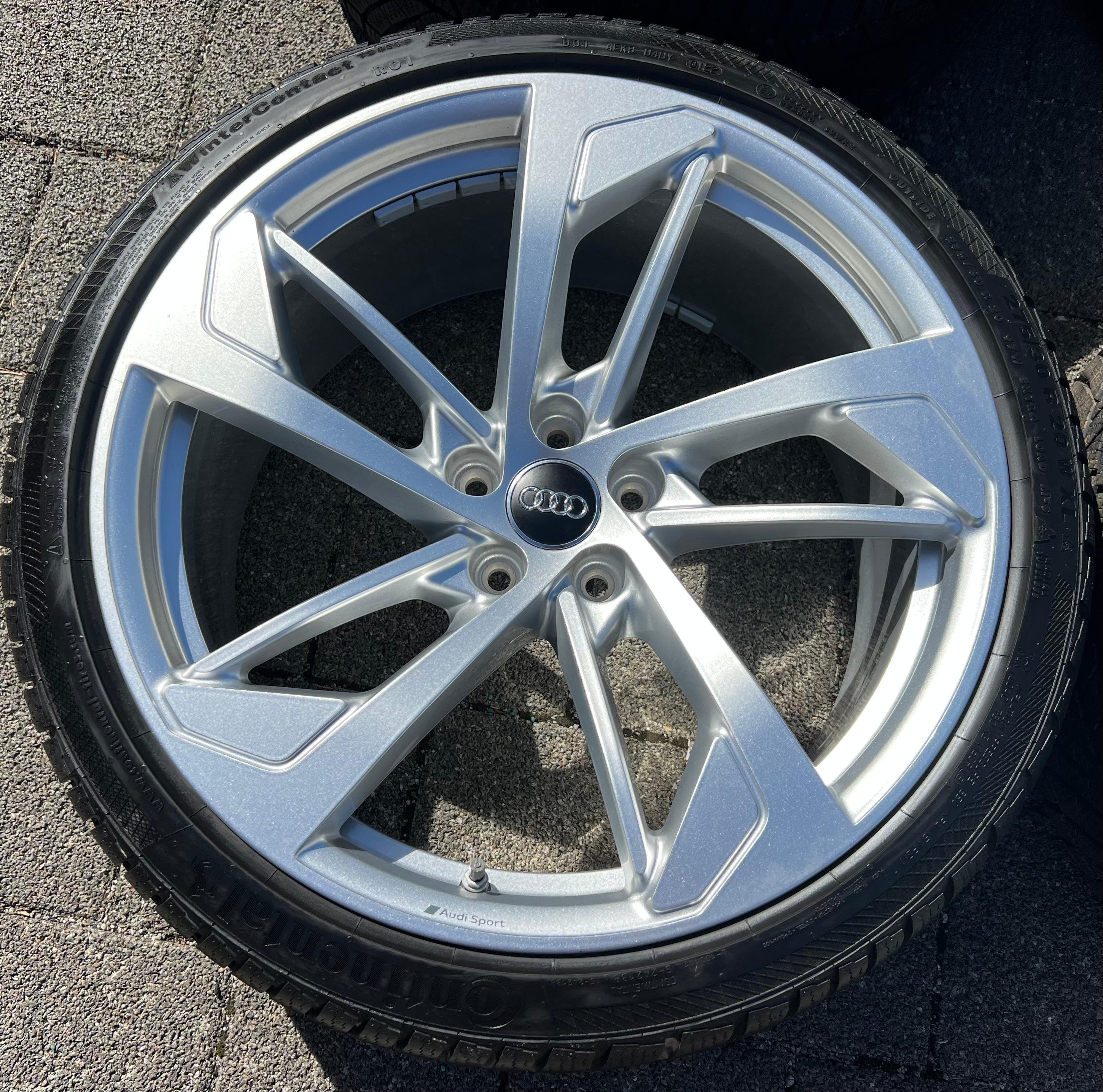 4 LLANTAS DE ALEACIÓN ORIGINALES DE 20" PARA INVIERNO AUDI RS4 RS5 8W 275/30R20 97W 8W0601025CN ENVÍO GRATUITO
