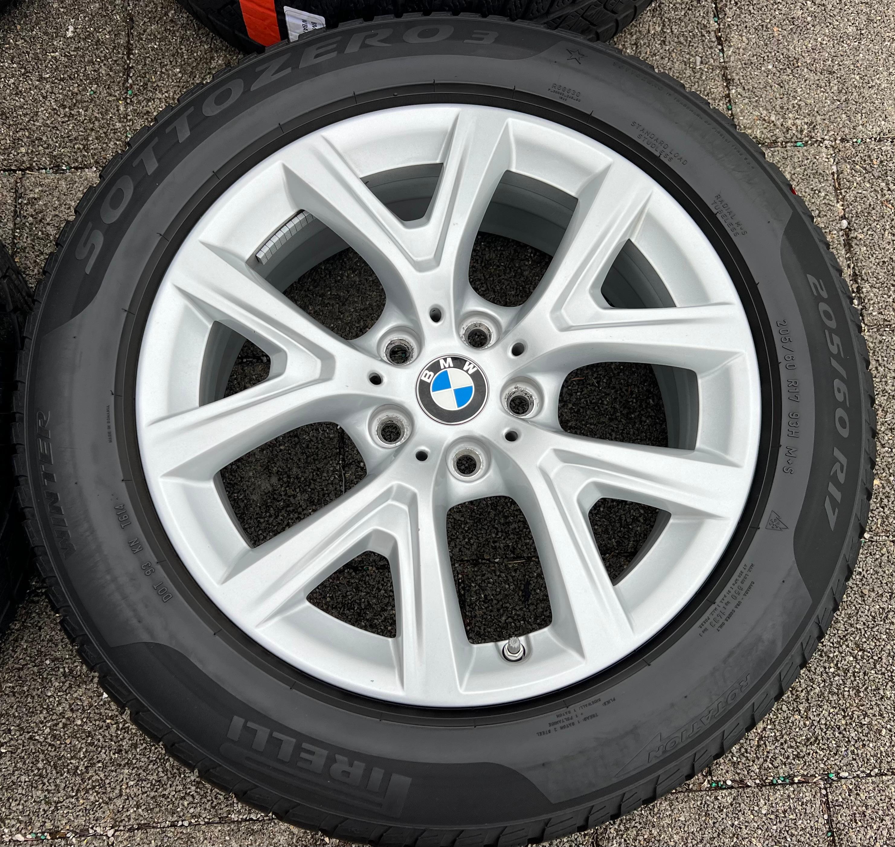4 CERCHI IN LEGA ORIGINALI DA 17" BMW X1 F48 X2 F39 STYLING 574 6856076 RDKS SPEDIZIONE GRATUITA