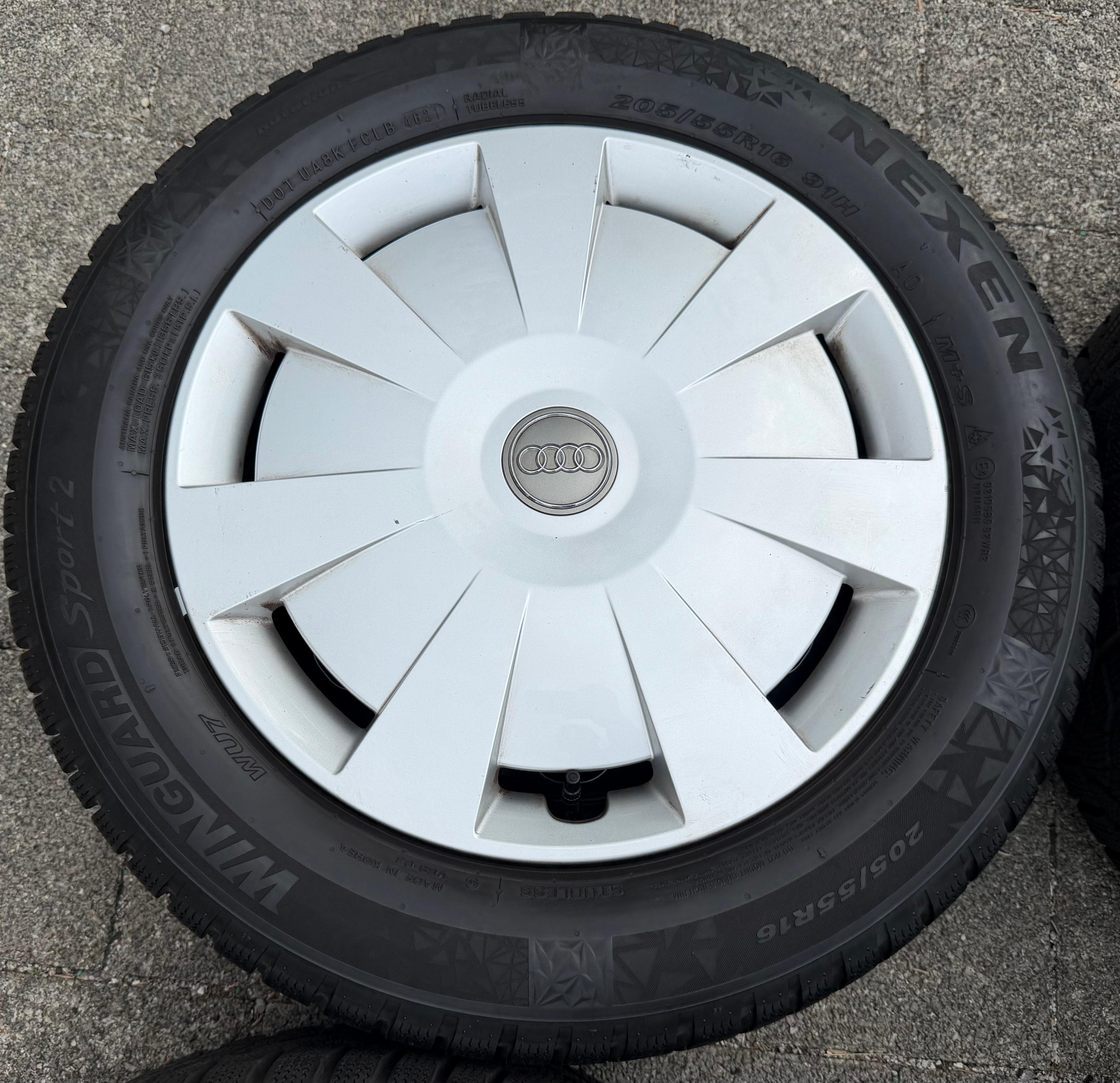 4 Winterräder Audi A3 8V Sportback Cabrio  205/55R16 91H Nexen 8V0601027A 2021