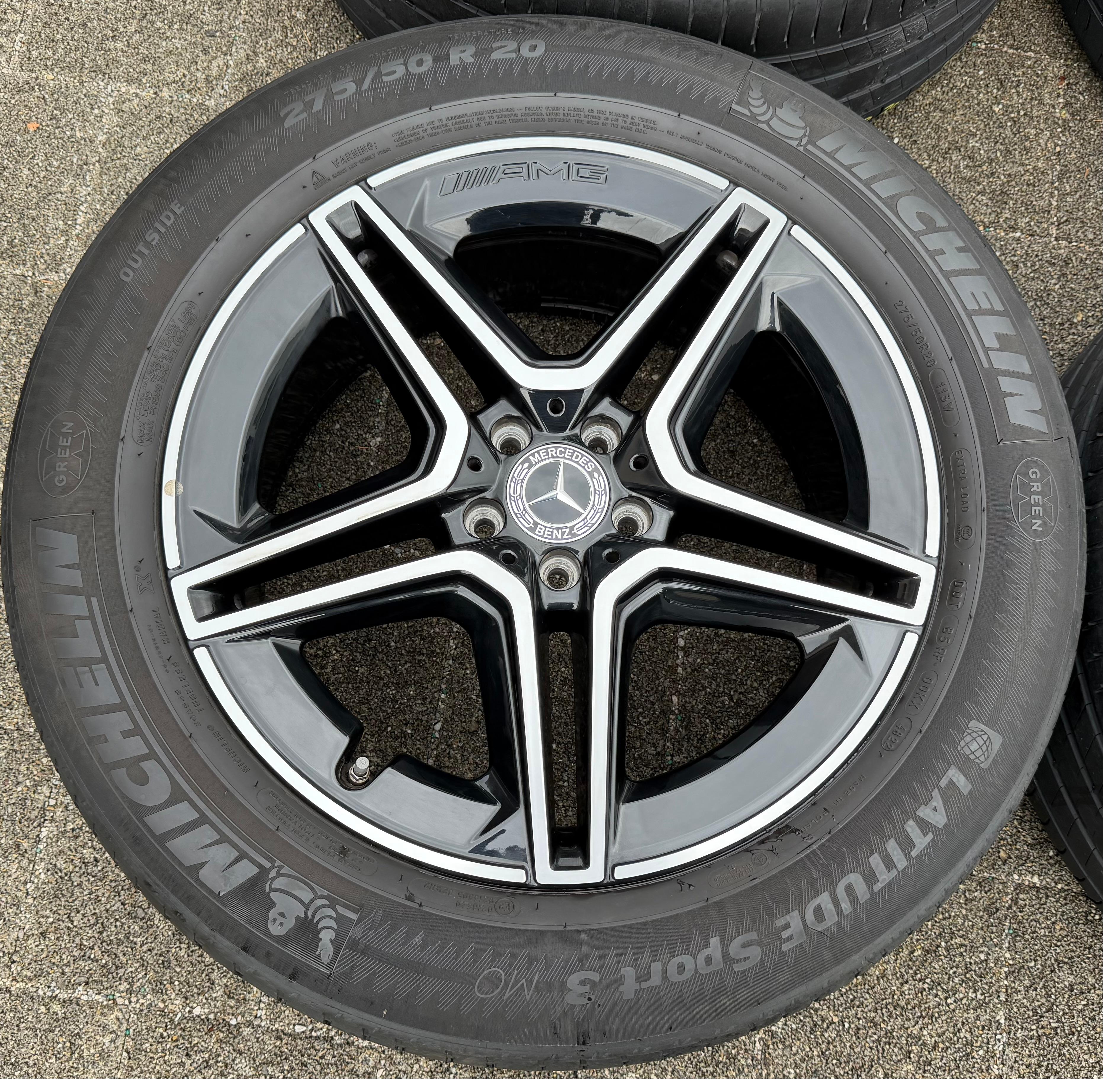 4 Original 20" Alufelgen Mercedes GLE W167 V167 C167 A1674013200 A1674013300