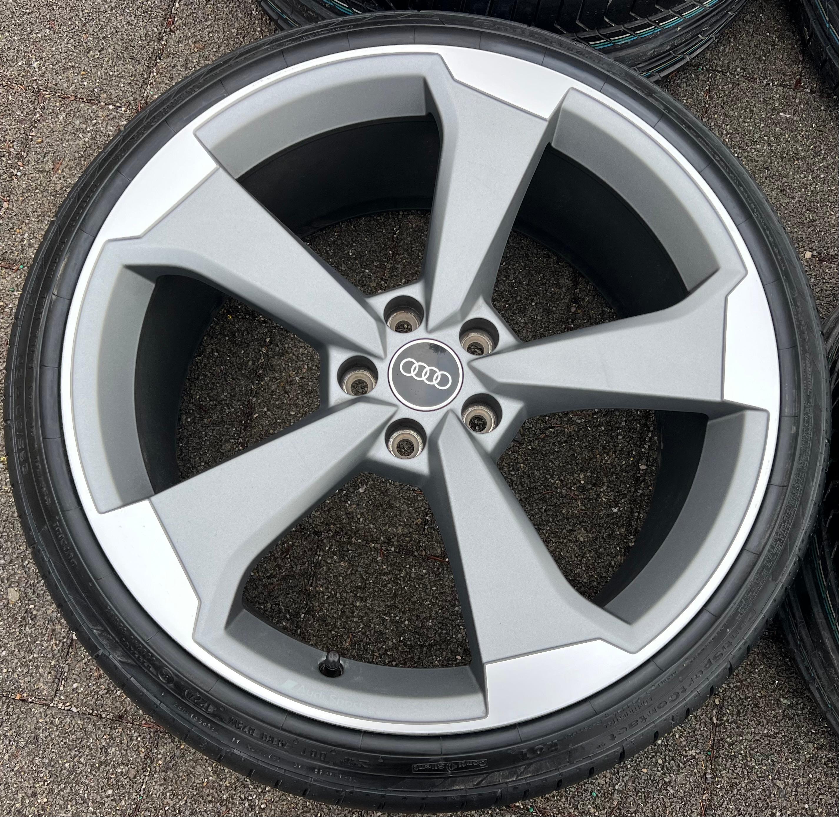 4 ORIGINELE 20" LICHTMETALEN ZOMERWIELEN AUDI A5 S5 8W B9 8W0601025CF 265/30R20 94Y CONTINENTAL