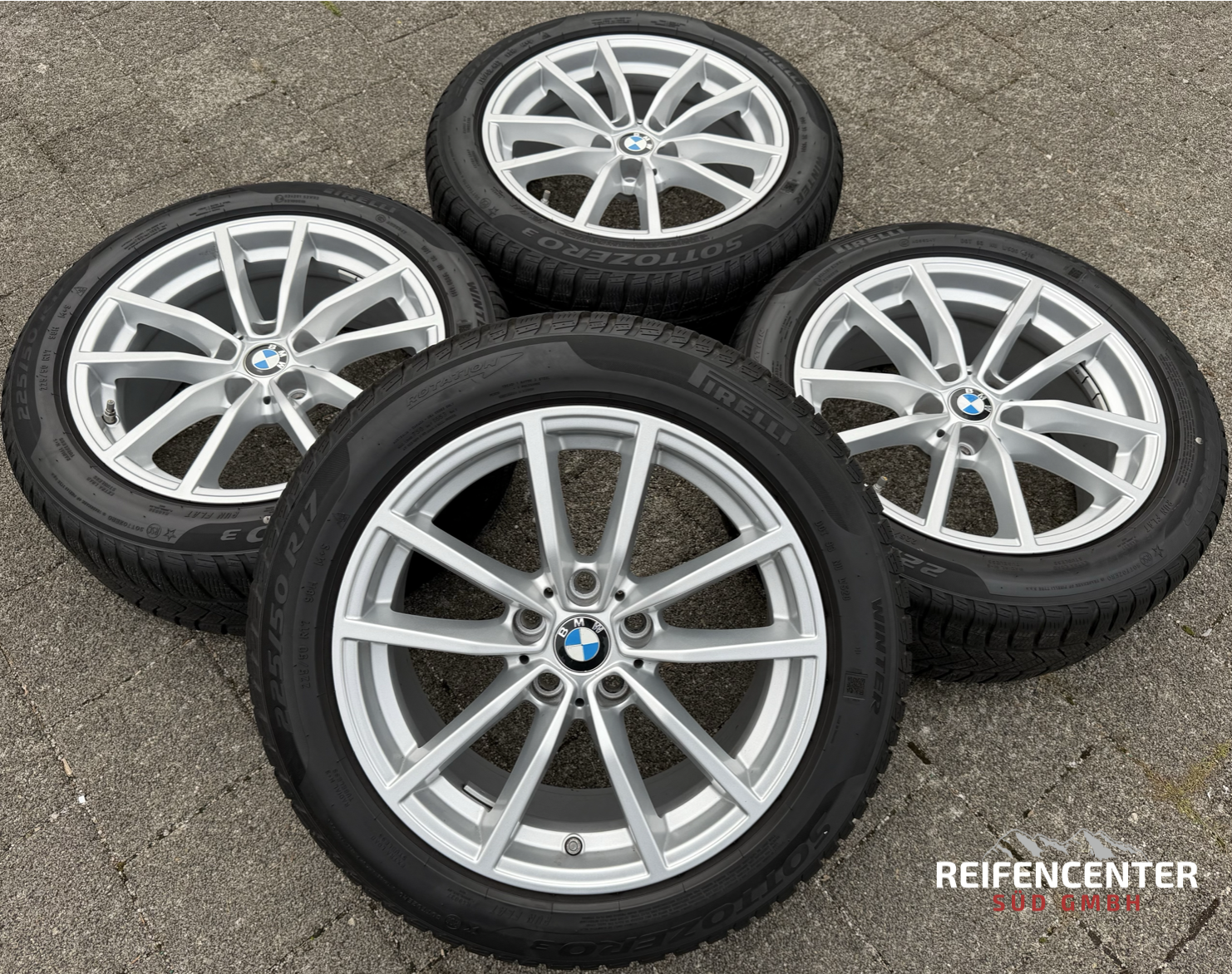 4 originele 17" lichtmetalen winterwielen BMW 3-serie G20 G21 4-serie G22 G23 Styling 778 bandenspanningssensoren Pirelli