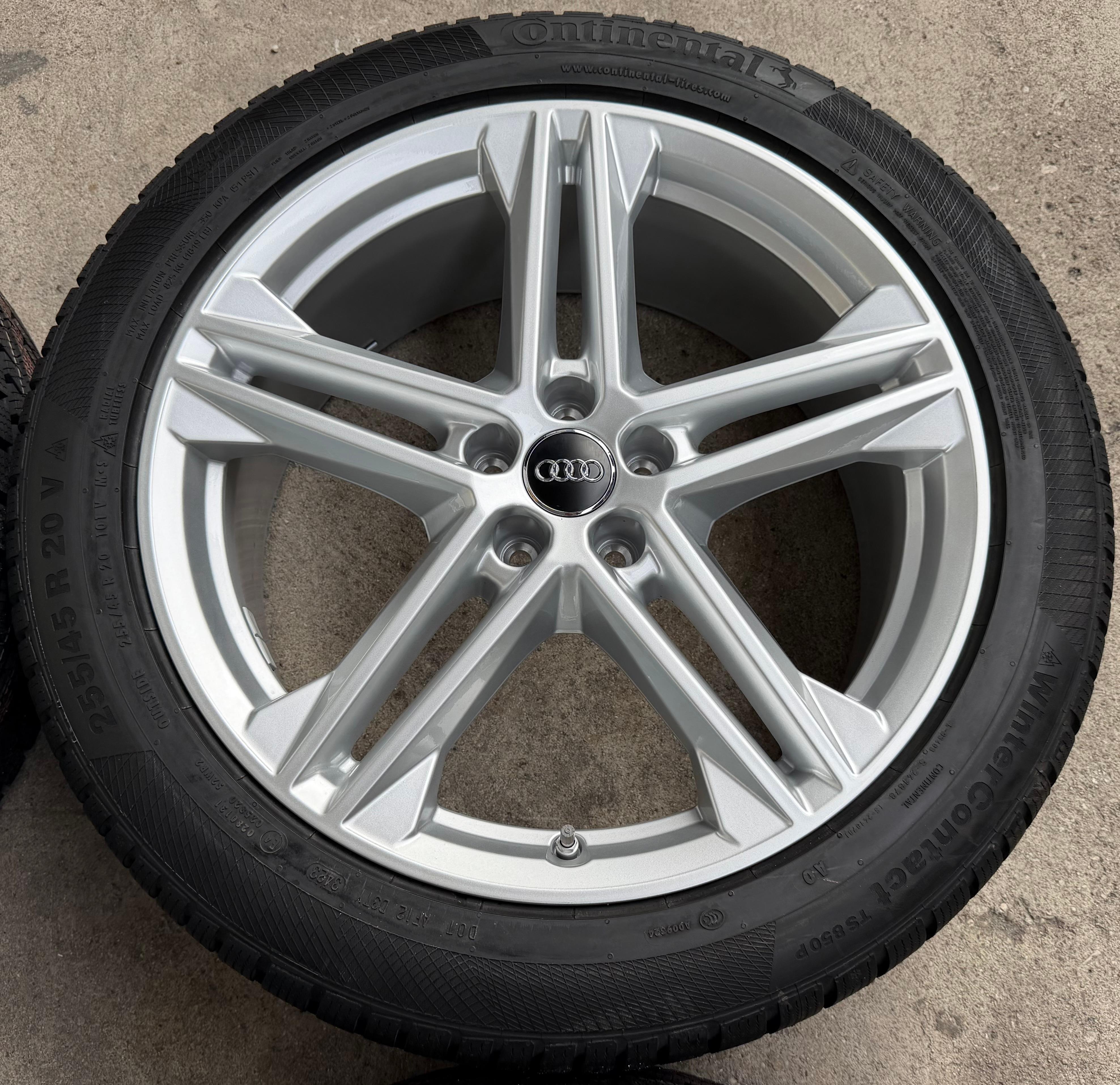 4 Original 20" Alu Winterräder AUDI Q5 SQ5 FY 80A601025L 255/45R20 101N Continental NEU