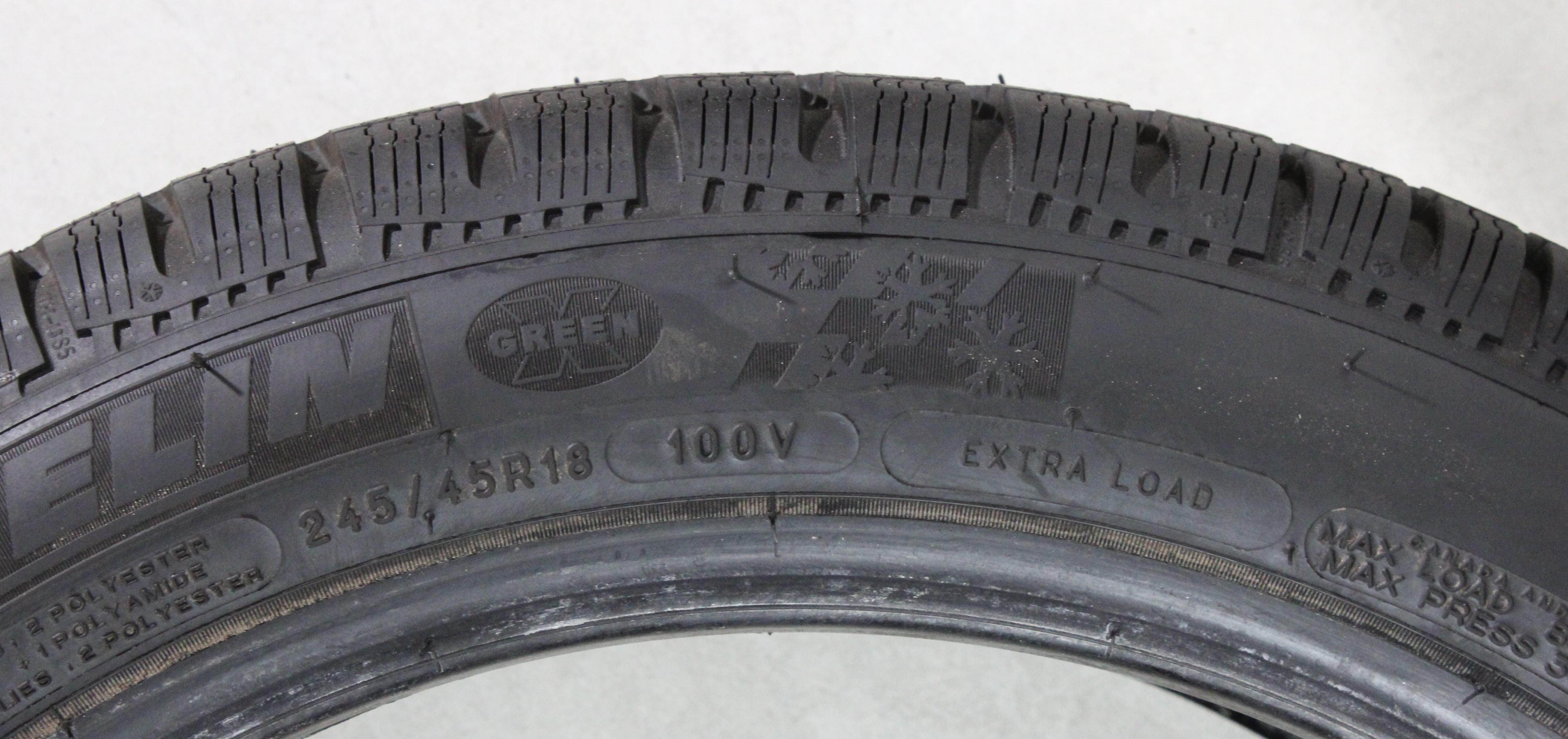1 x 245/45R18 100V Winterreifen Michelin Pilot Alpin PA4 ZP MOE* Runflat NEU 2020 XL
