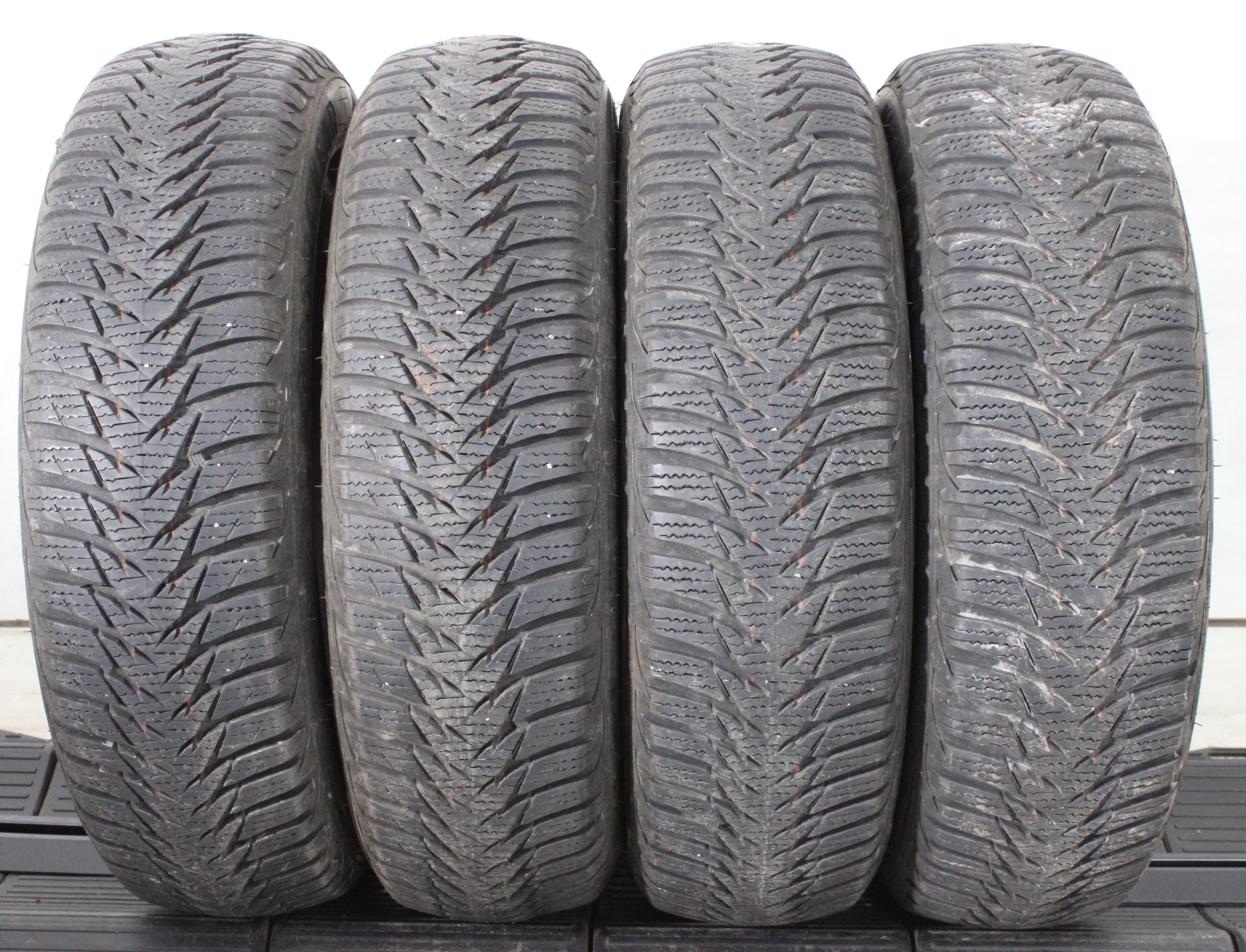 4 x 155/65R14 75T Winterreifen Goodyear Ultra Grip 8 2x5-5,5mm/2x6-6,5mm 2013