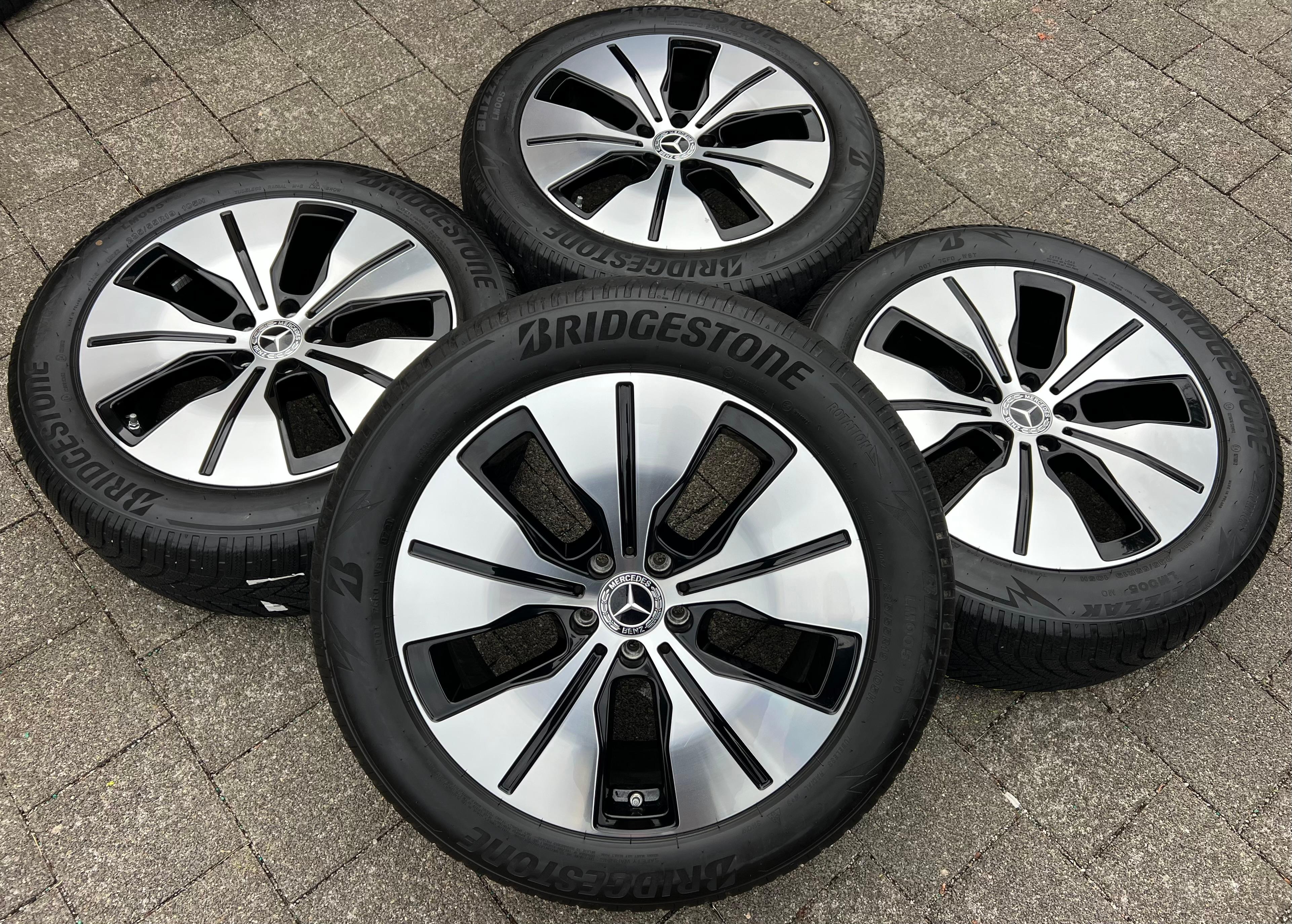 4 ORIGINAL 19" ALUFELGEN MERCEDES BENZ EQC 293 A2934010100 RDKS 7,5x19 ET34