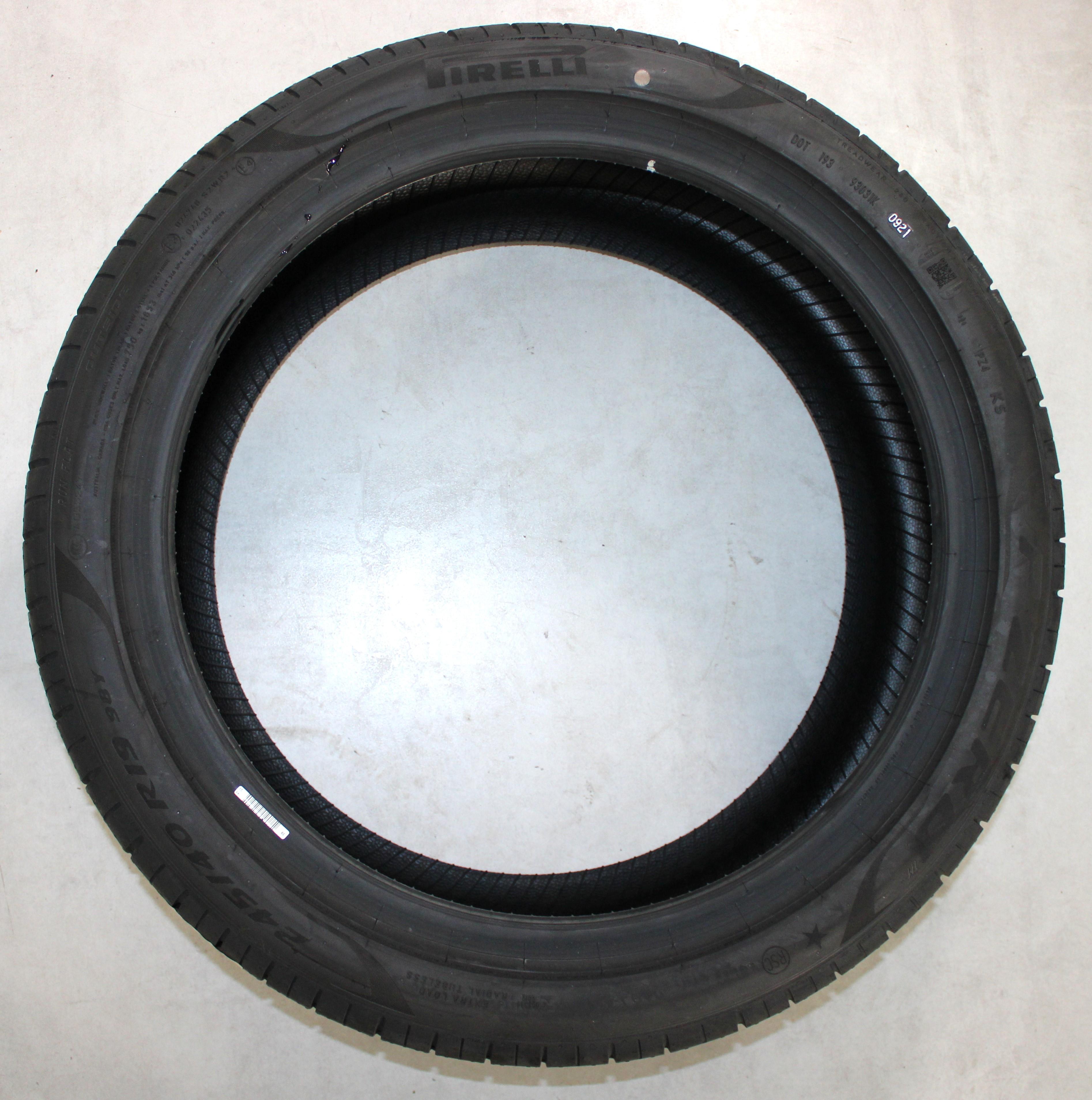 1 x 245/40R19 98Y zomerband Pirelli Pzero PZ4 Runflat NIEUW 2021 * Gratis verzending