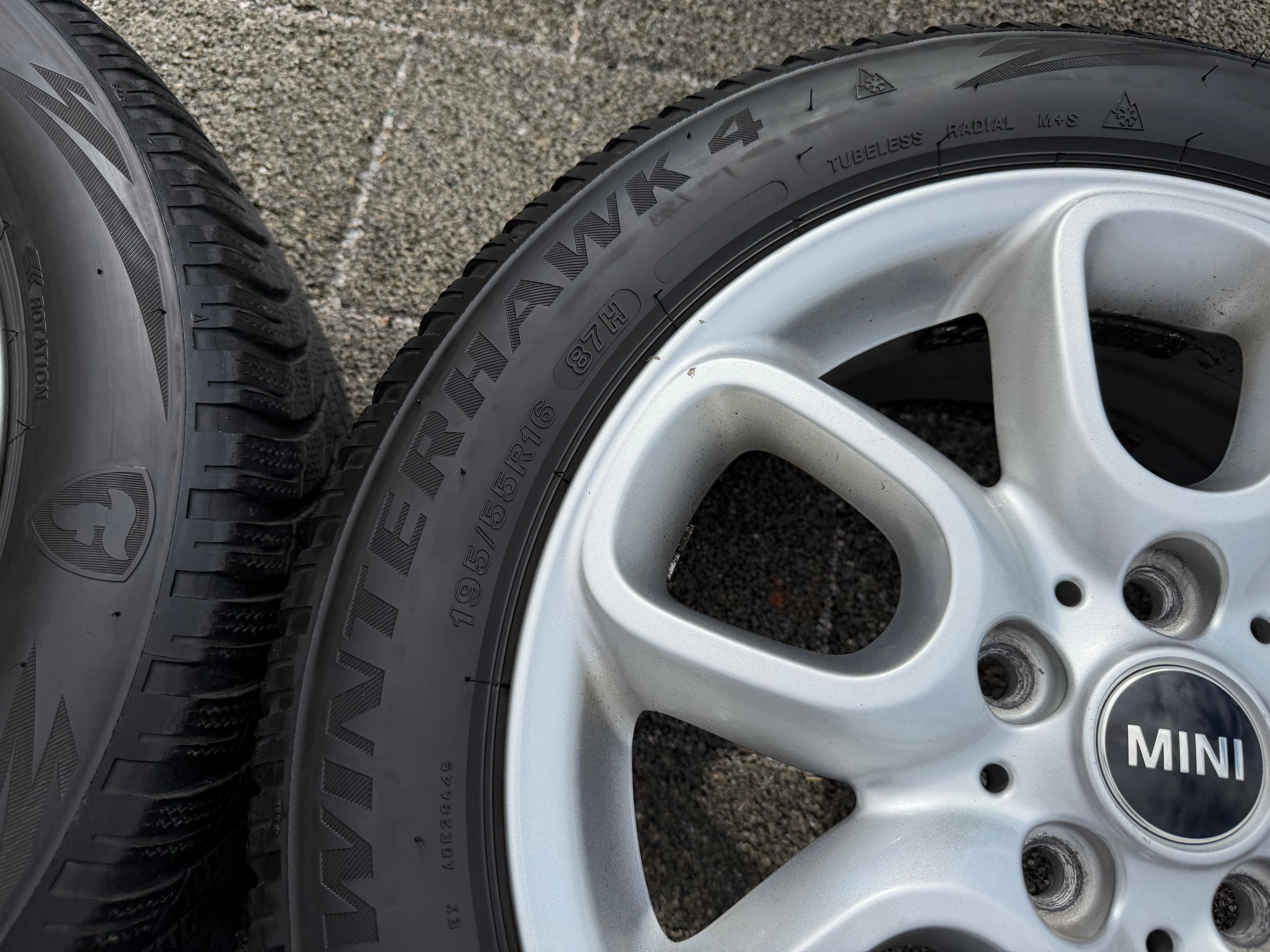 4 Original Alu Winterräder Mini Cooper F55 F56 F57 6855103 LOOP SPOKE 494 RDKS