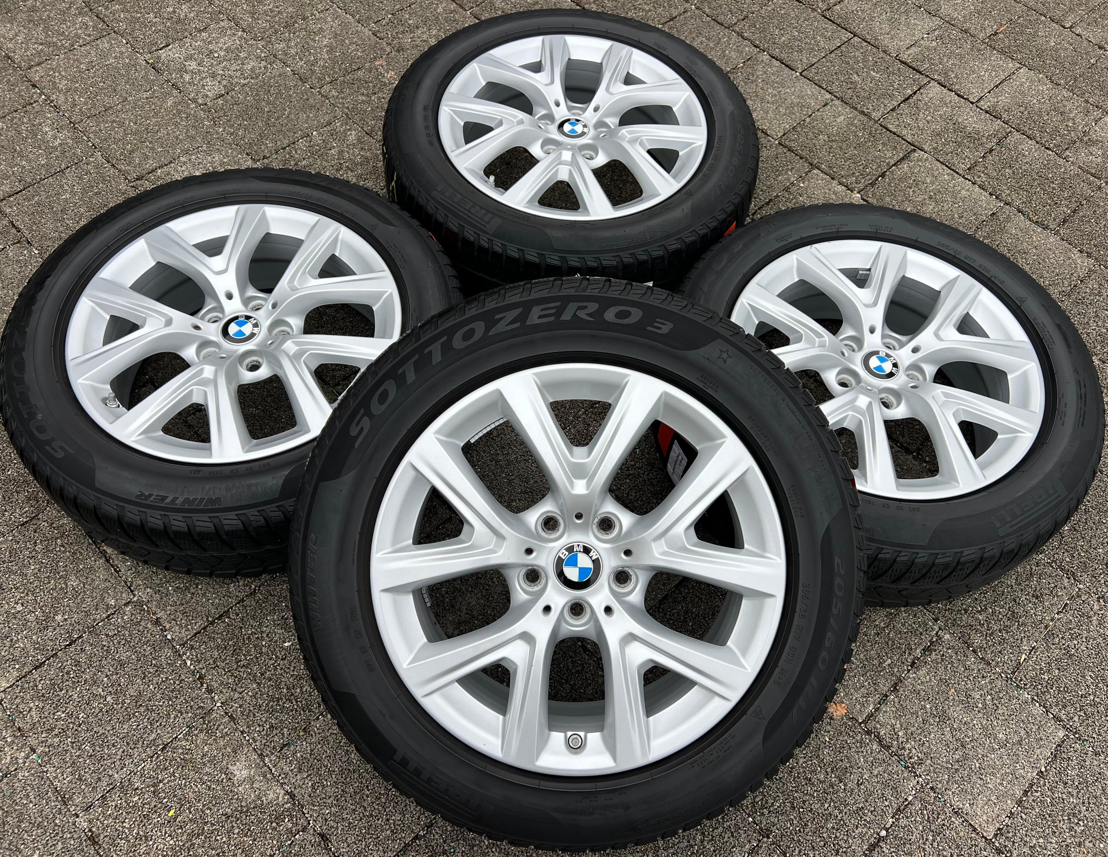 4 CERCHI IN LEGA ORIGINALI DA 17" BMW X1 F48 X2 F39 STYLING 574 6856076 RDKS SPEDIZIONE GRATUITA