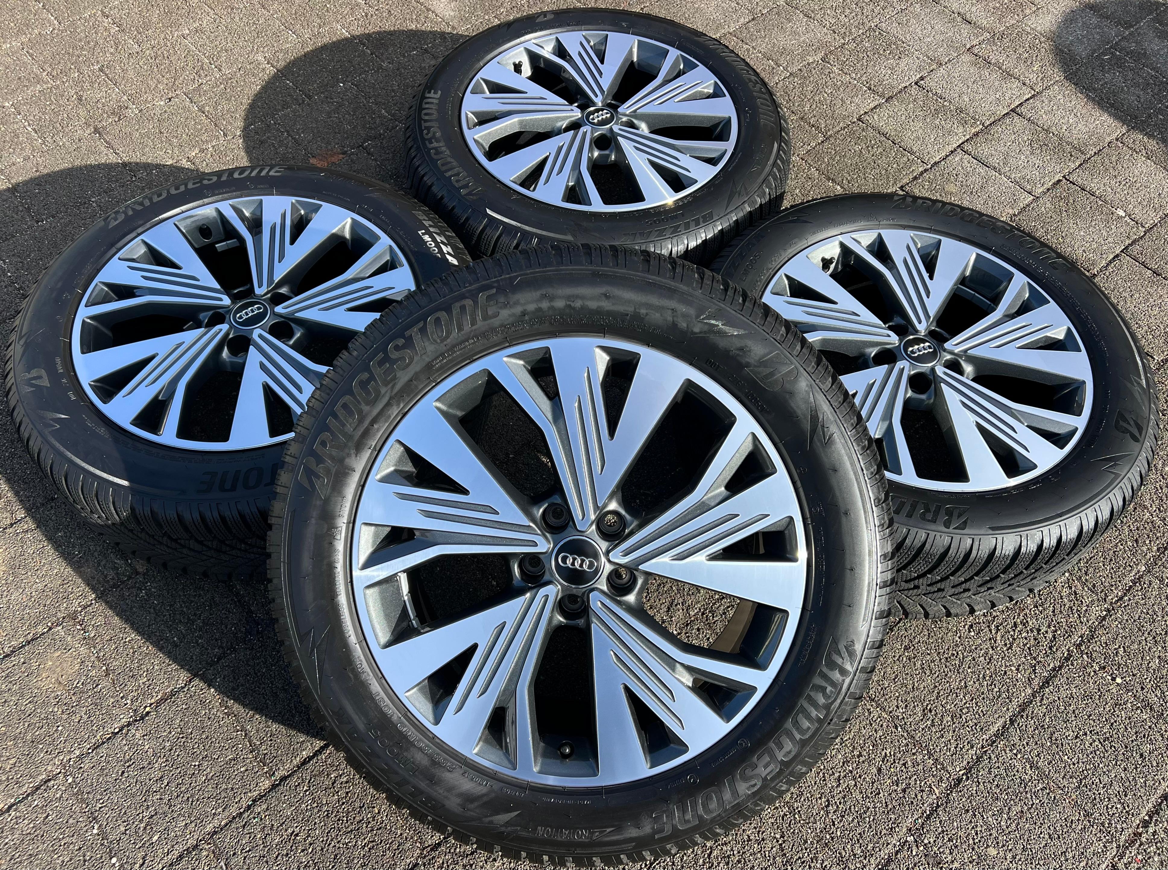 4 ORIGINAL 19" ALU WINTERRÄDER AUDI Q4 E-TRON 235/55R19 101T 255/50R19 103T 2024