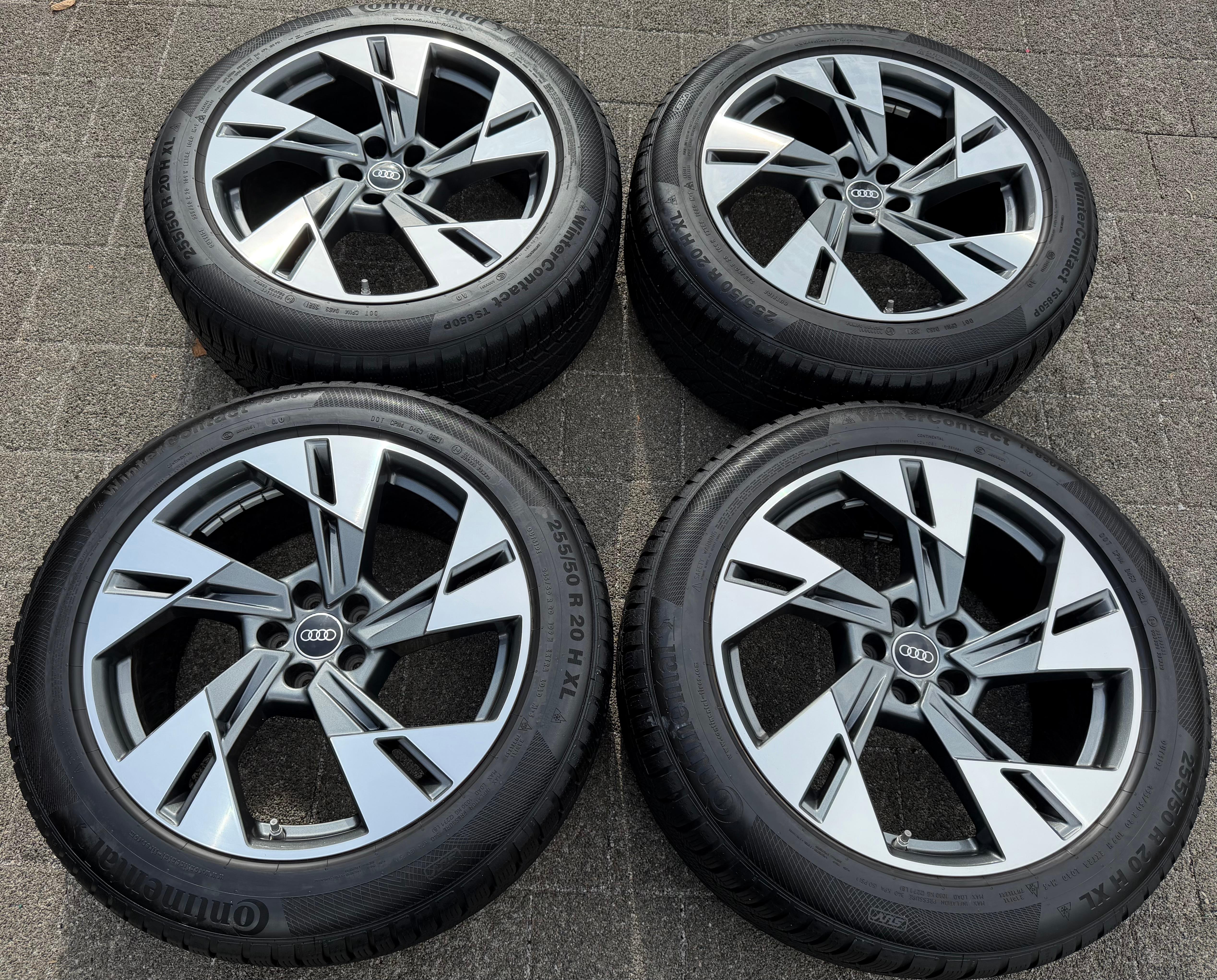 4 ORIGINAL 20" ALU WINTERRÄDER AUDI E-TRON Q8 ETRON 4KE601025T 255/50R20 109H