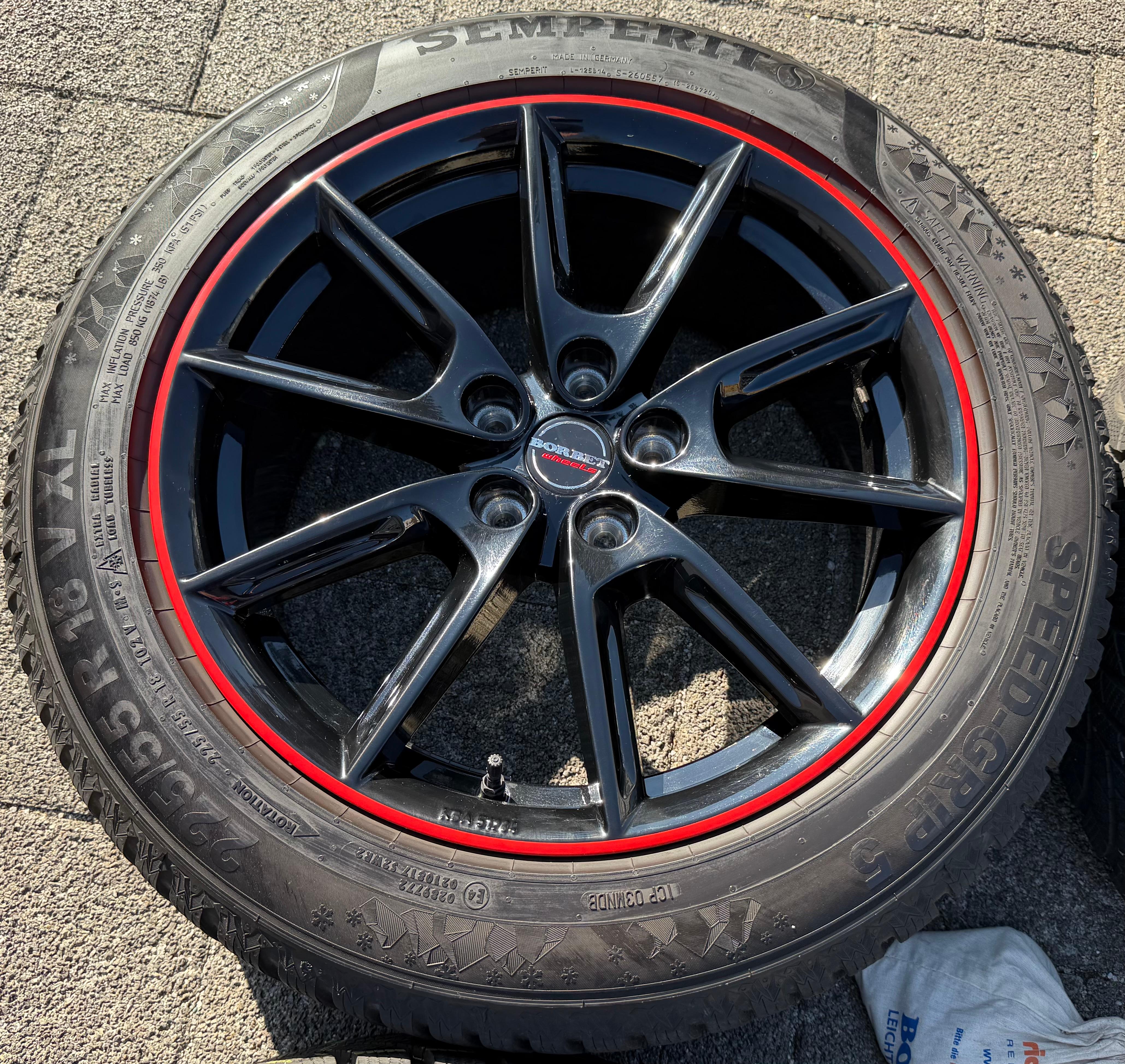 4 Alu 18" Winterräder Mercedes EQB X243 GLA F2A H247 GLB F2B 225/55R18 102V RDKS