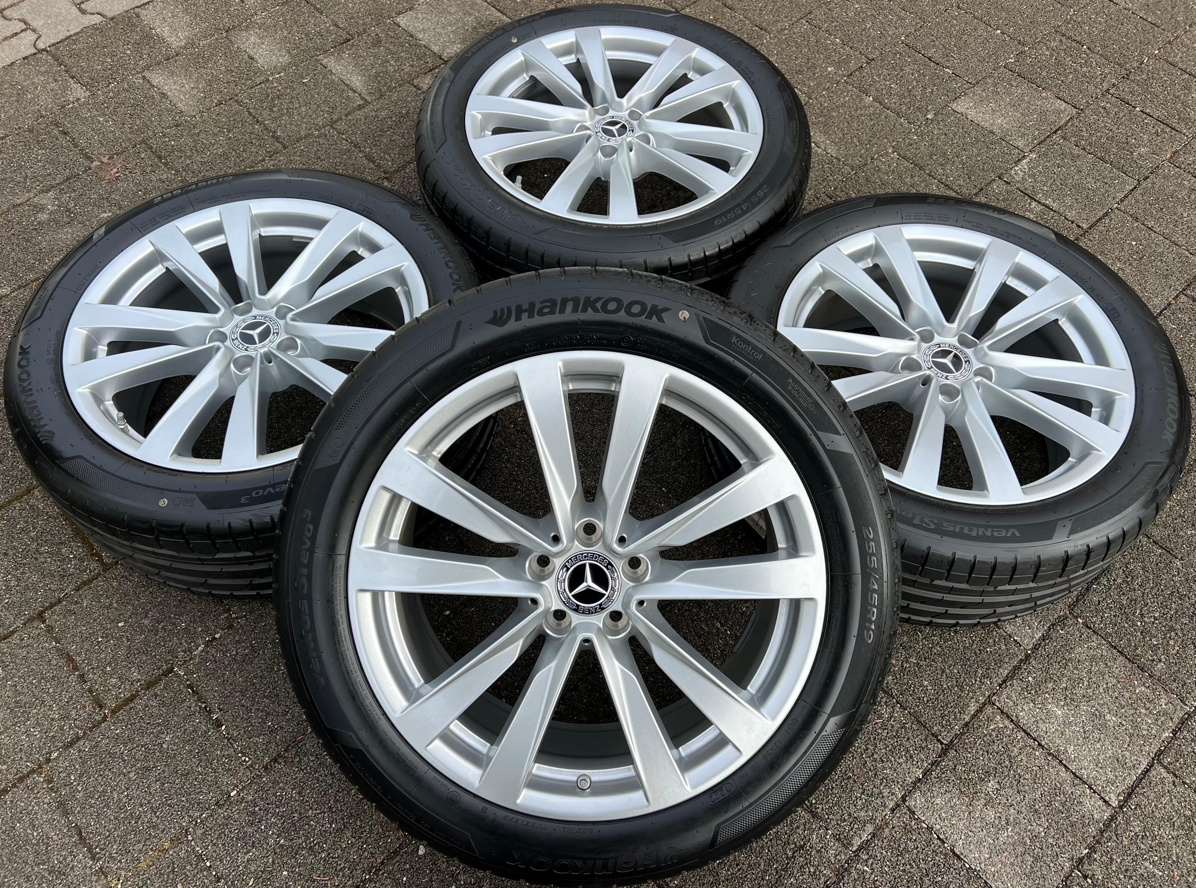 4 ORIGINELE 19" ALUMINIUM ZOMERWIELEN MERCEDES BENZ S-KLASSE W223 A2234013100 GRATIS LEVERING