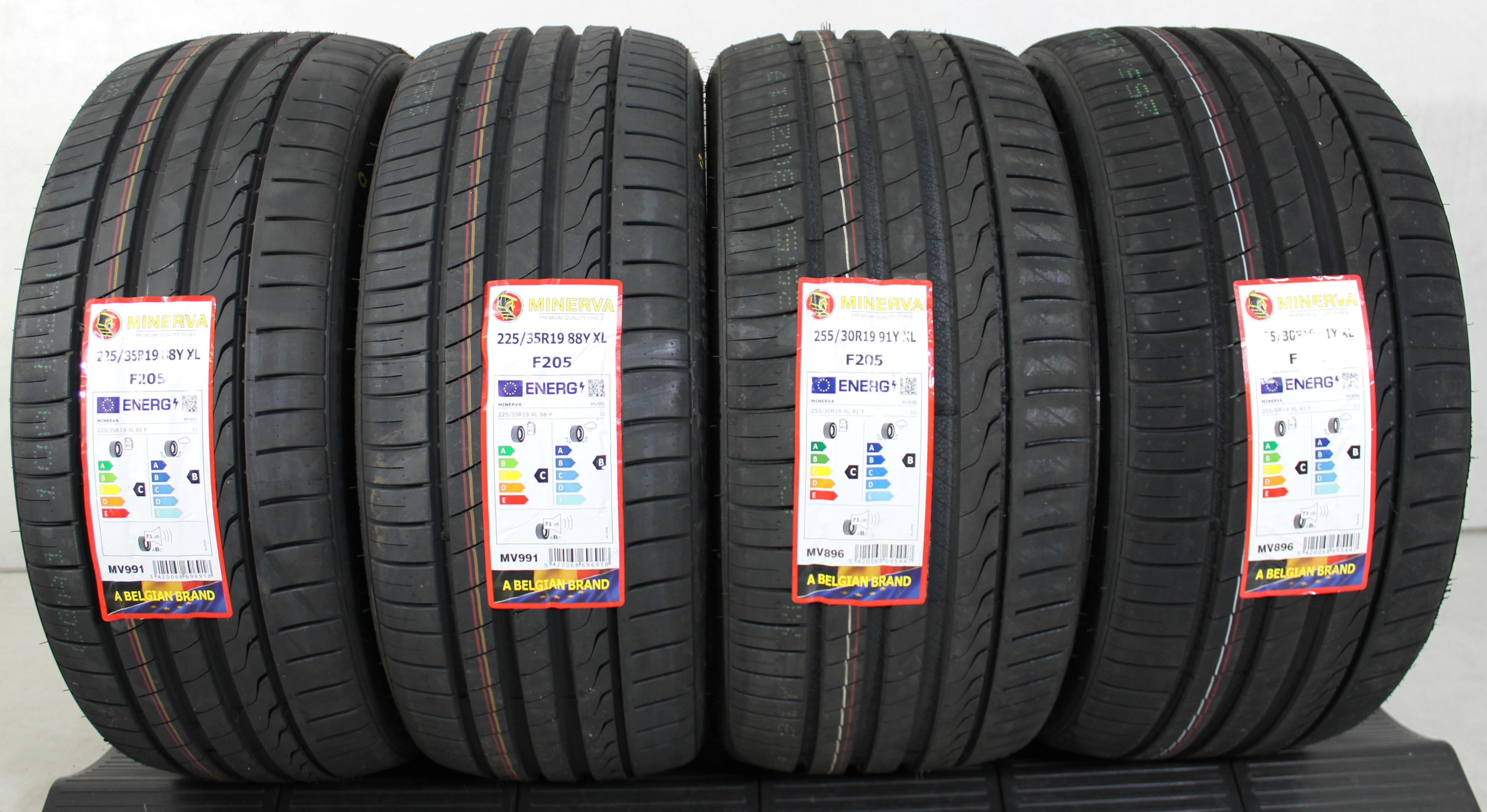2 x 225/35R19 88Y 2 x 255/30R19 91Y Neumáticos de verano Minerva Radial F205 2024 XL