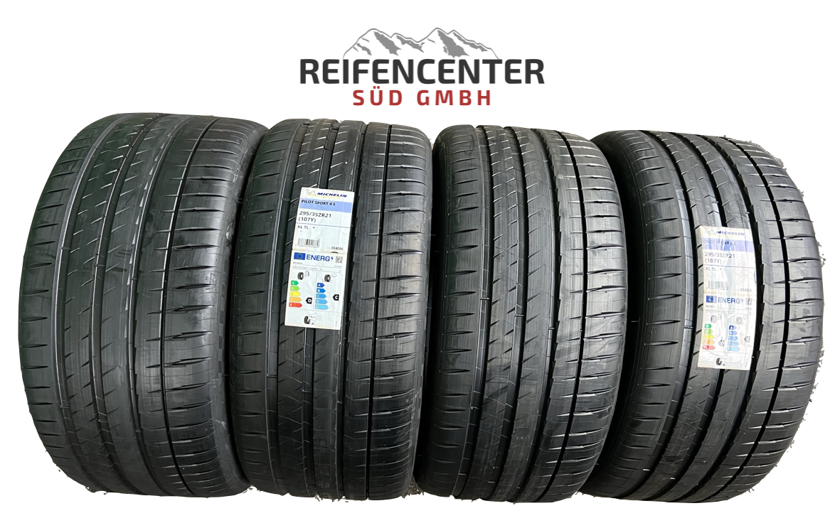 4 x 295/35R21 107Y Sommerreifen Michelin Pilot Sport 4S 2022 NEU Freihaus