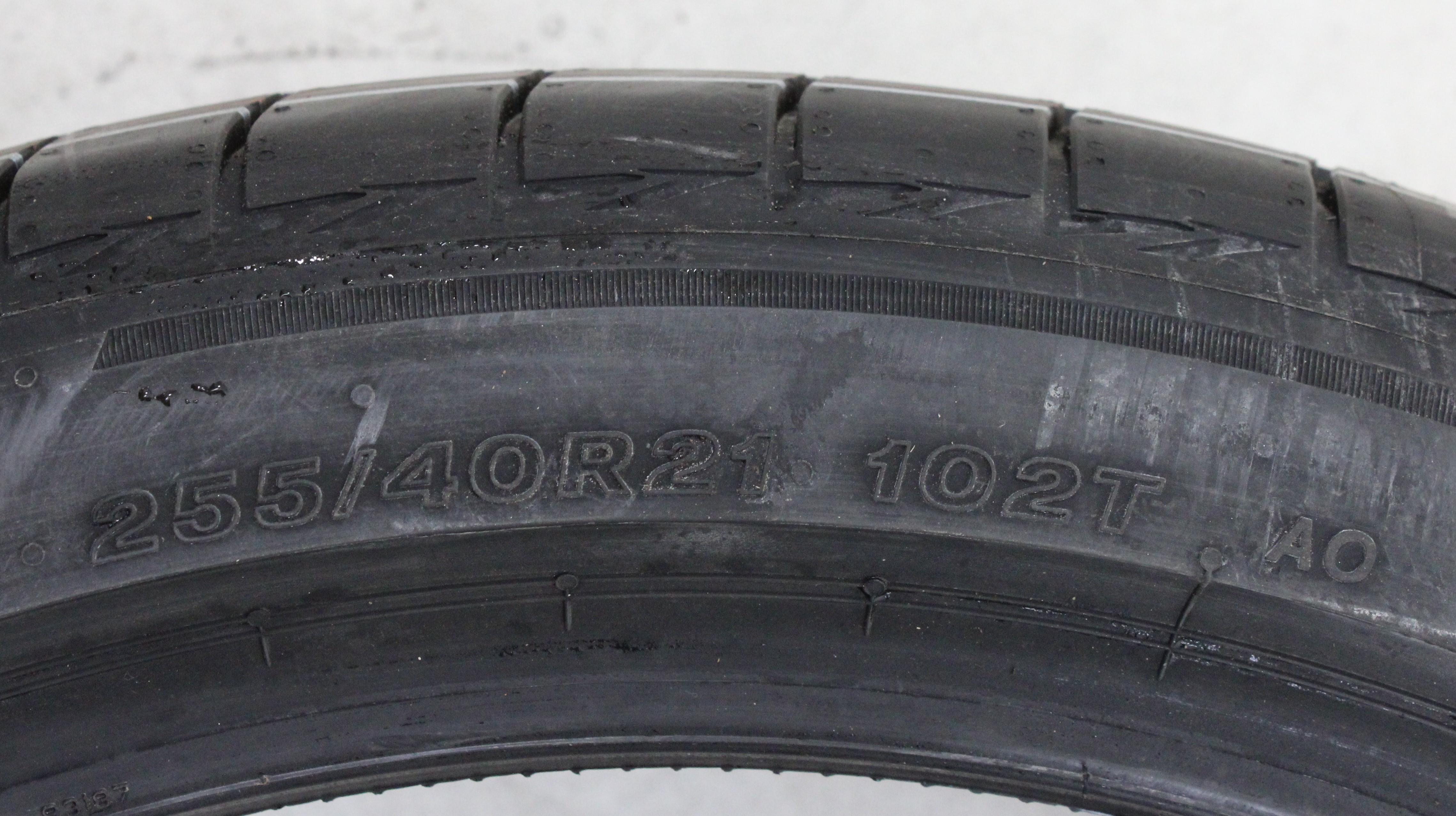2 neumáticos de verano Bridgestone Turanza Eco AO 255/40R21 102T, con dibujo completo, 2020, Seal XL