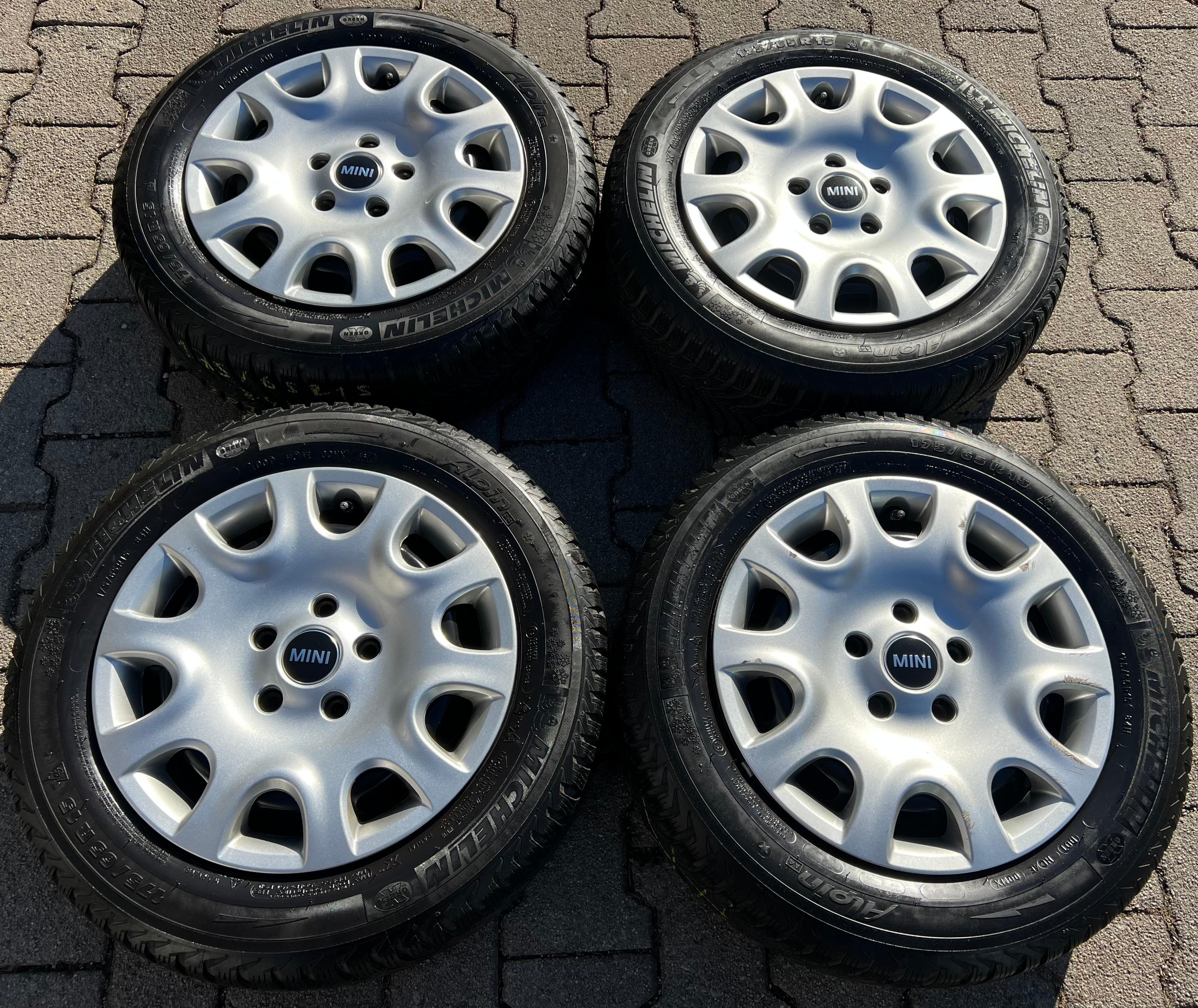 4 RUEDAS DE INVIERNO MINI F55 F56 F57 175/65R15 84H RDKS 6851510 MICHELIN RDKS ENTREGA GRATUITA