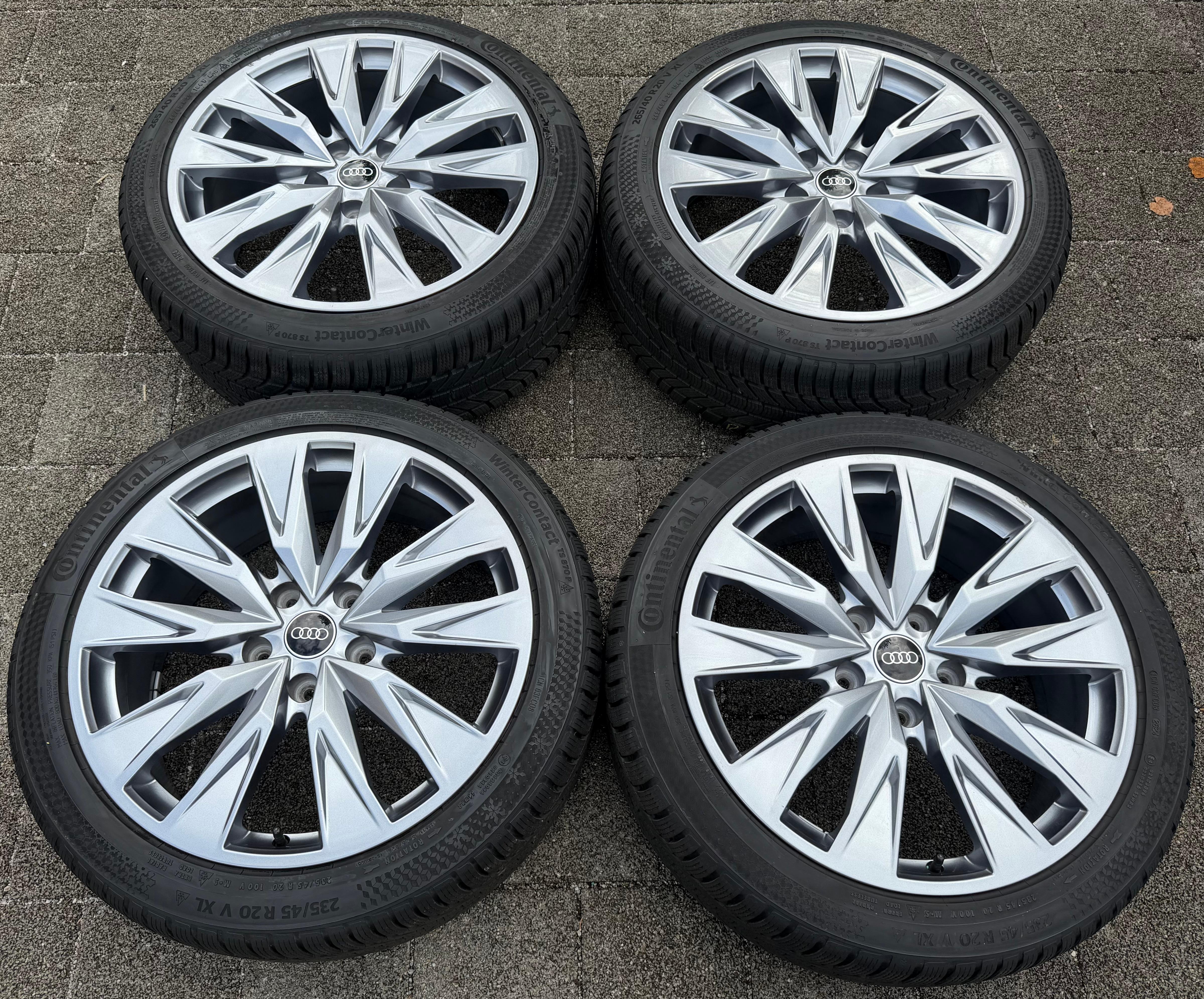 4 ORIGINAL 20" ALU WINTERRÄDER AUDI A6 S6 E-TRON GH5 GHA 85E601025B 85E601025C 2024