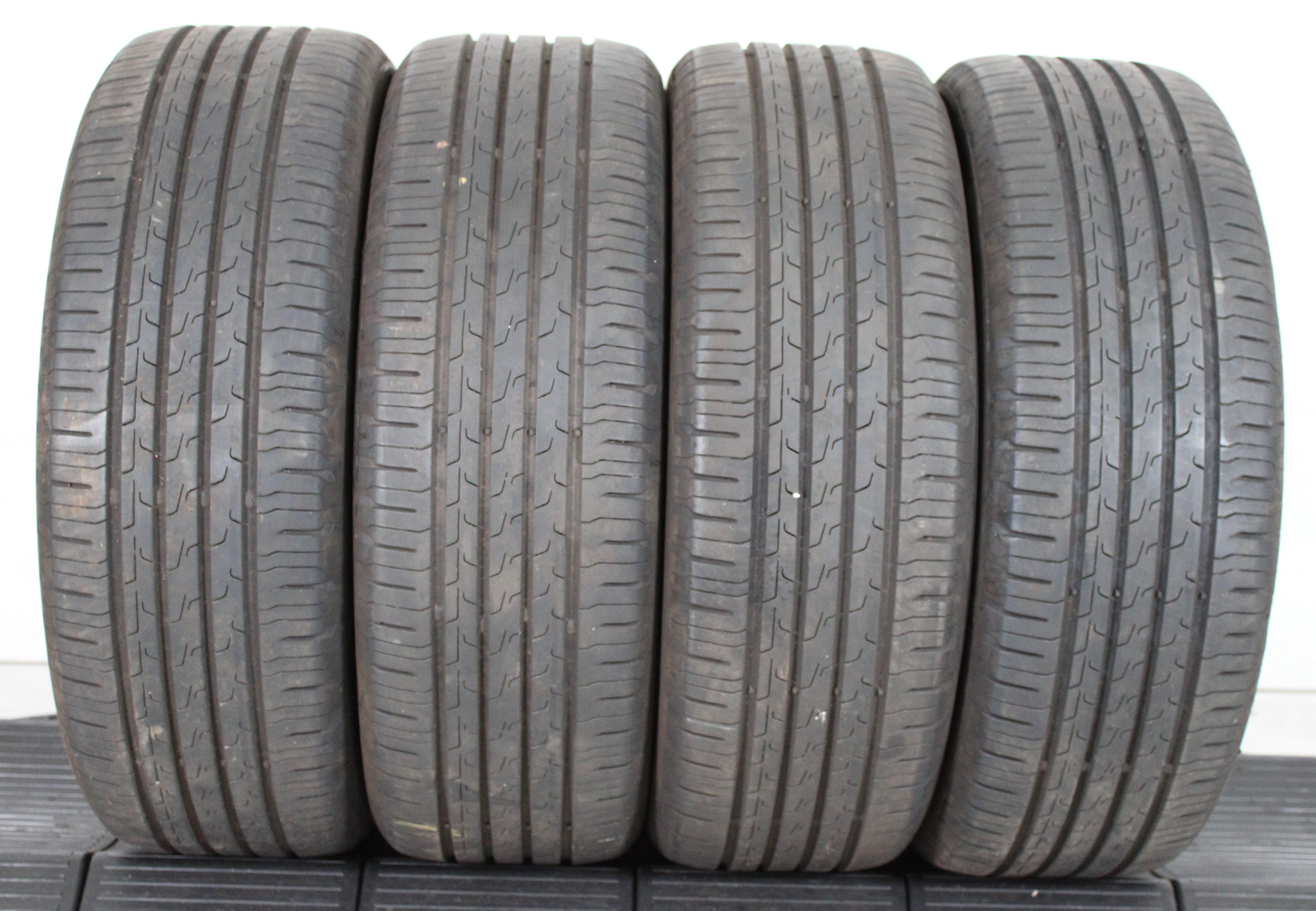 4 x 195/55R16 87H Sommerreifen Continental Eco Contact 6 5,5-6mm 2020